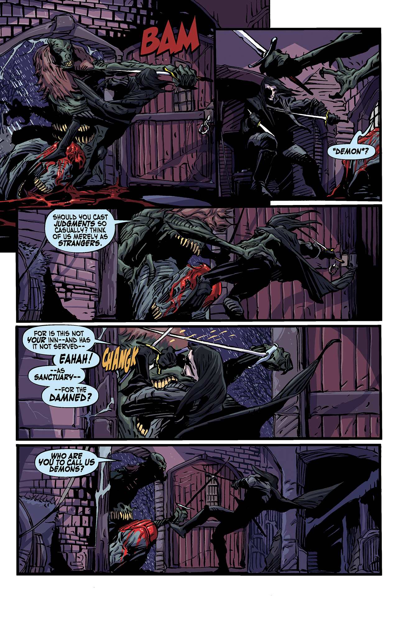 Read online Solomon Kane: Death's Black Riders comic -  Issue #4 - 9