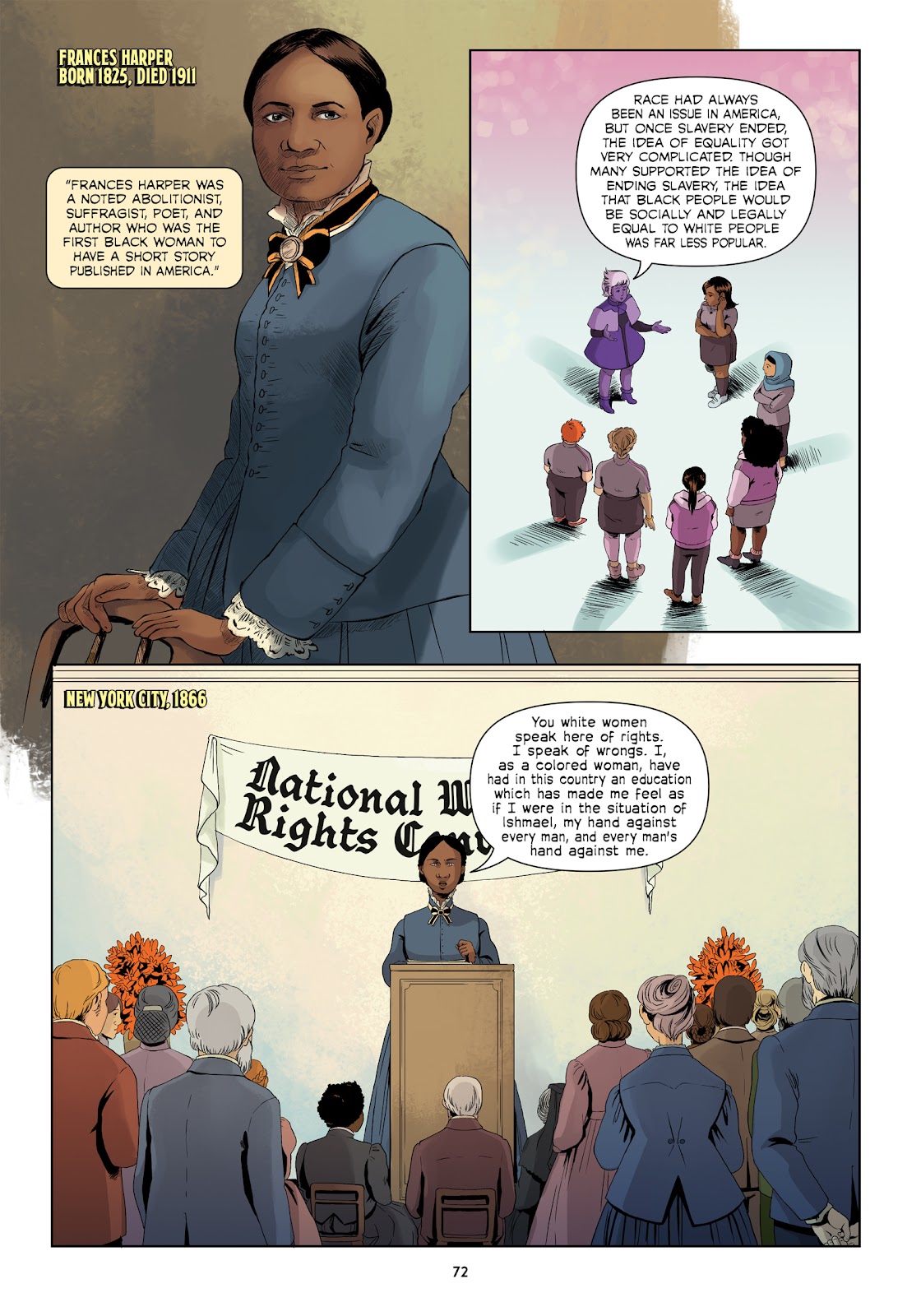 Amazons, Abolitionists, and Activists: A Graphic History of Women's Fight for Their Rights issue TPB (Part 1) - Page 70