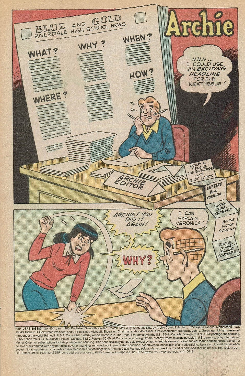 Read online Pep Comics comic -  Issue #404 - 3