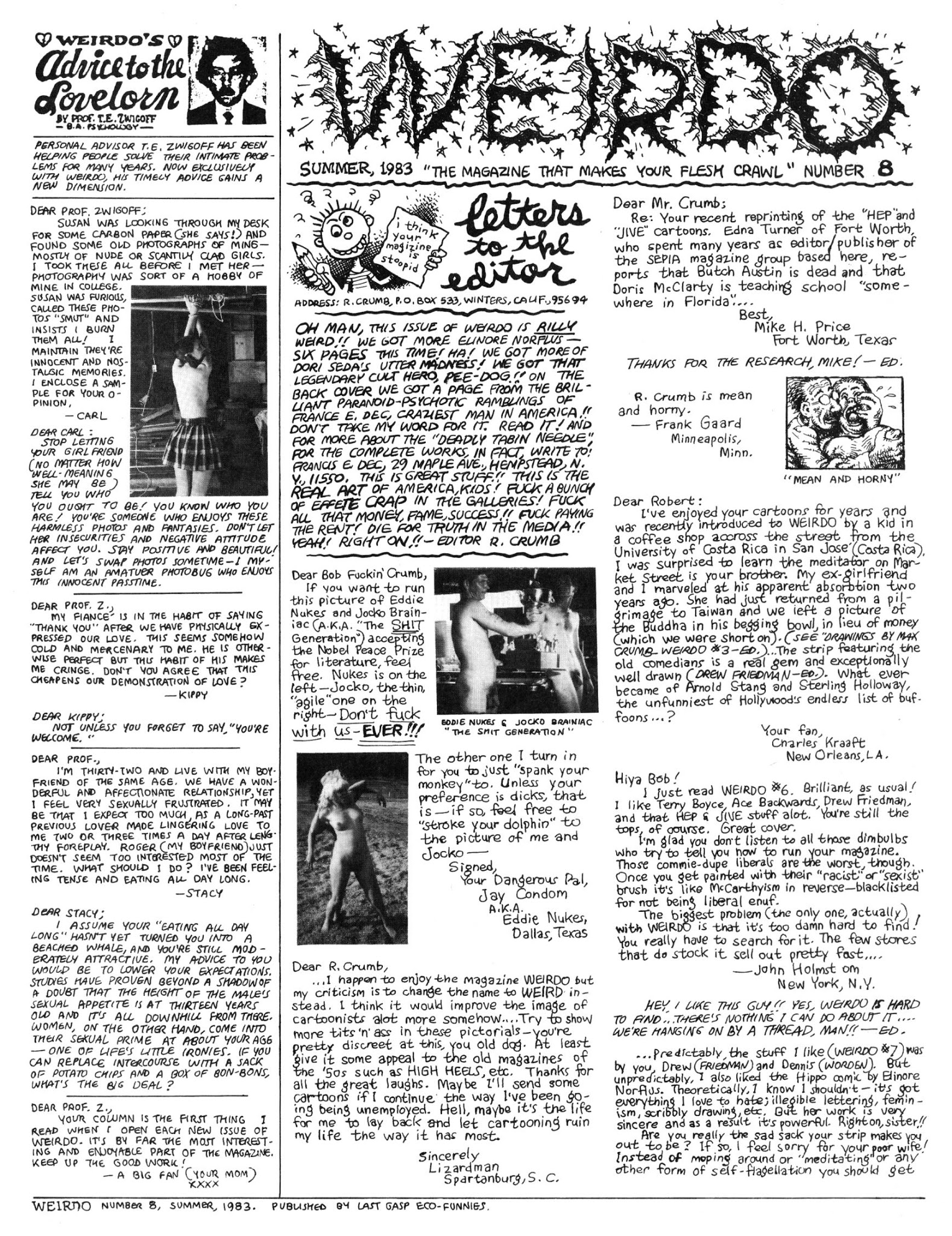 Read online Weirdo comic -  Issue #8 - 4
