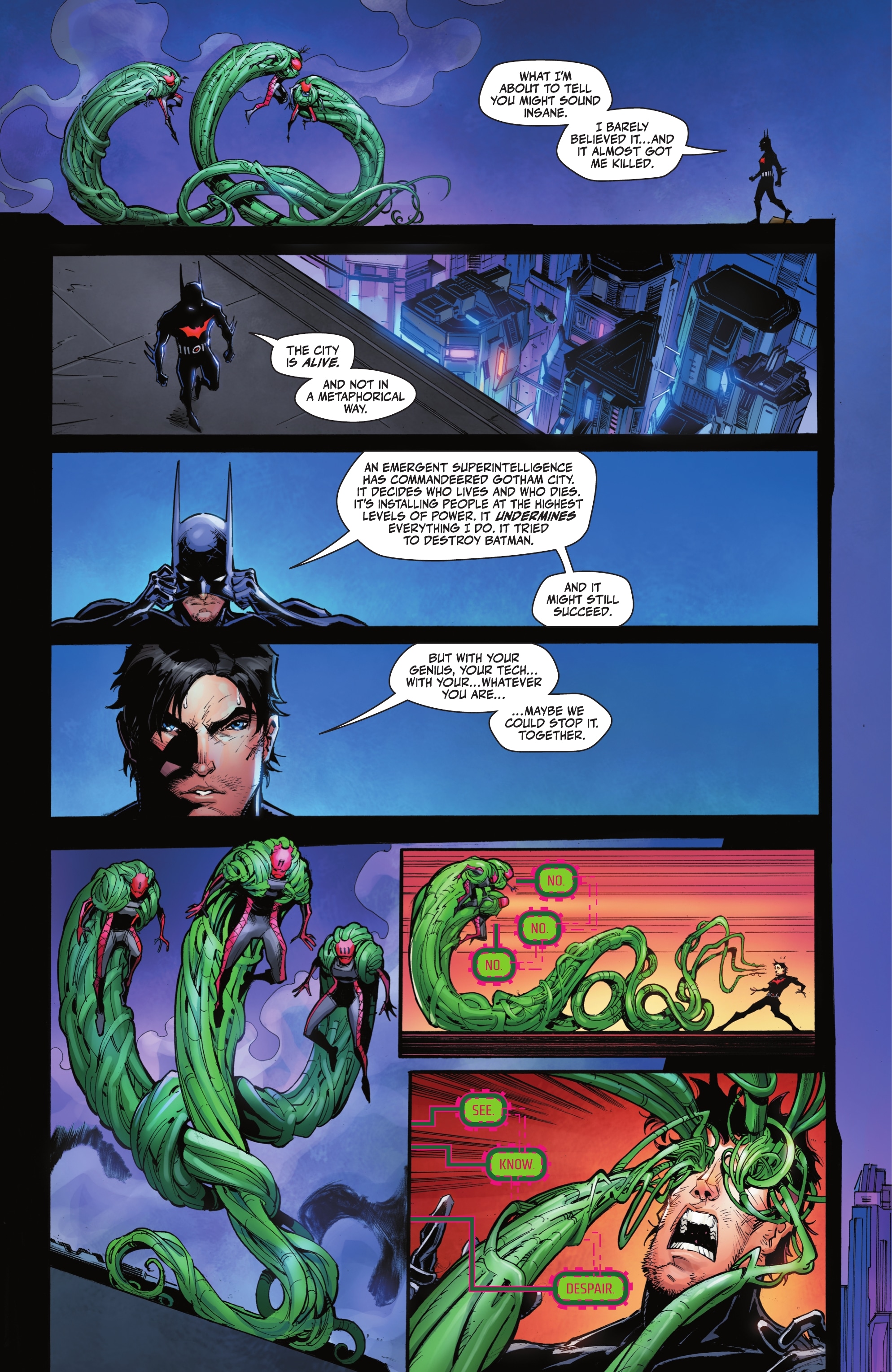 Read online Batman Beyond: Neo-Year comic -  Issue #2 - 14