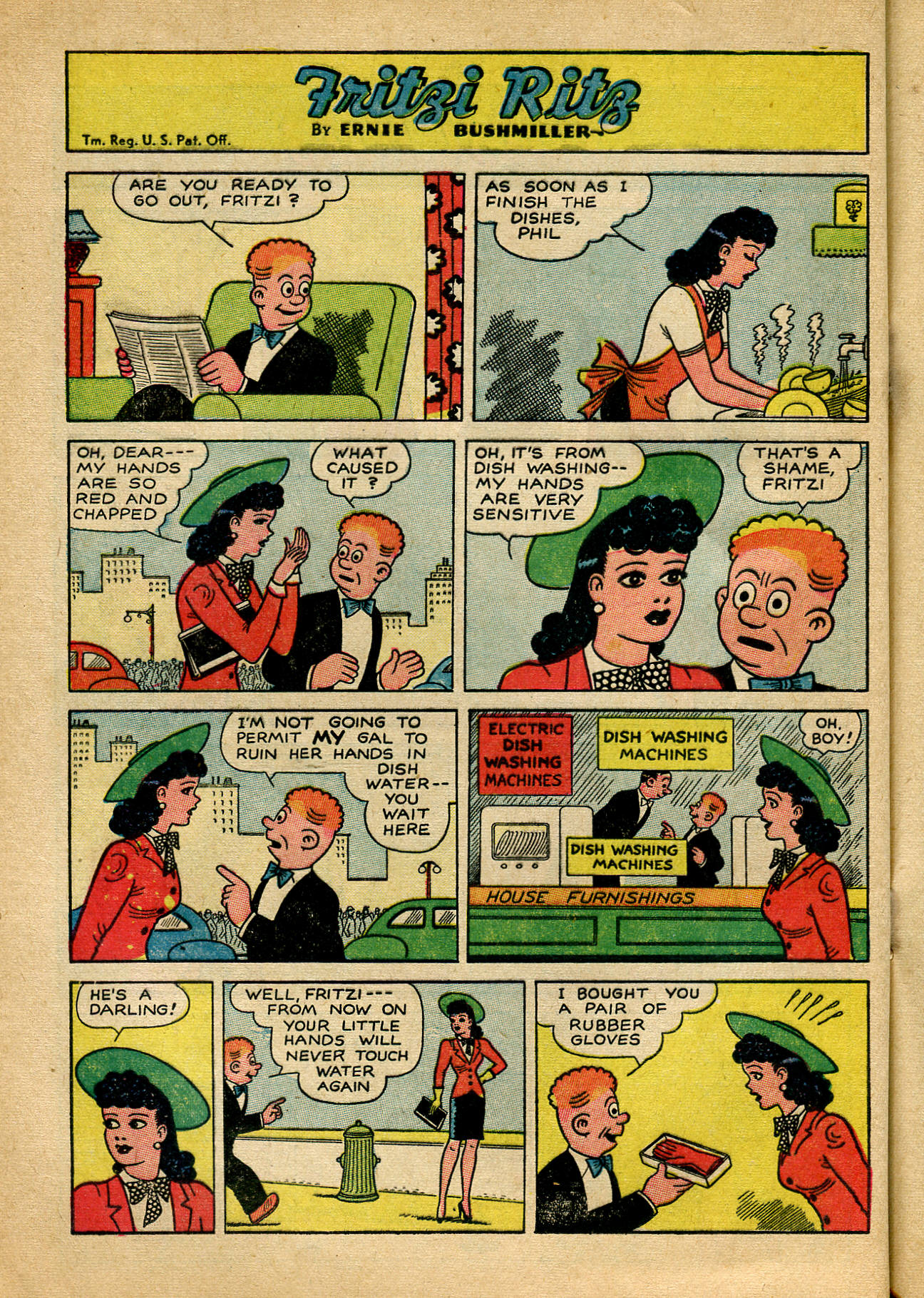 Read online Fritzi Ritz (1953) comic -  Issue #40 - 14