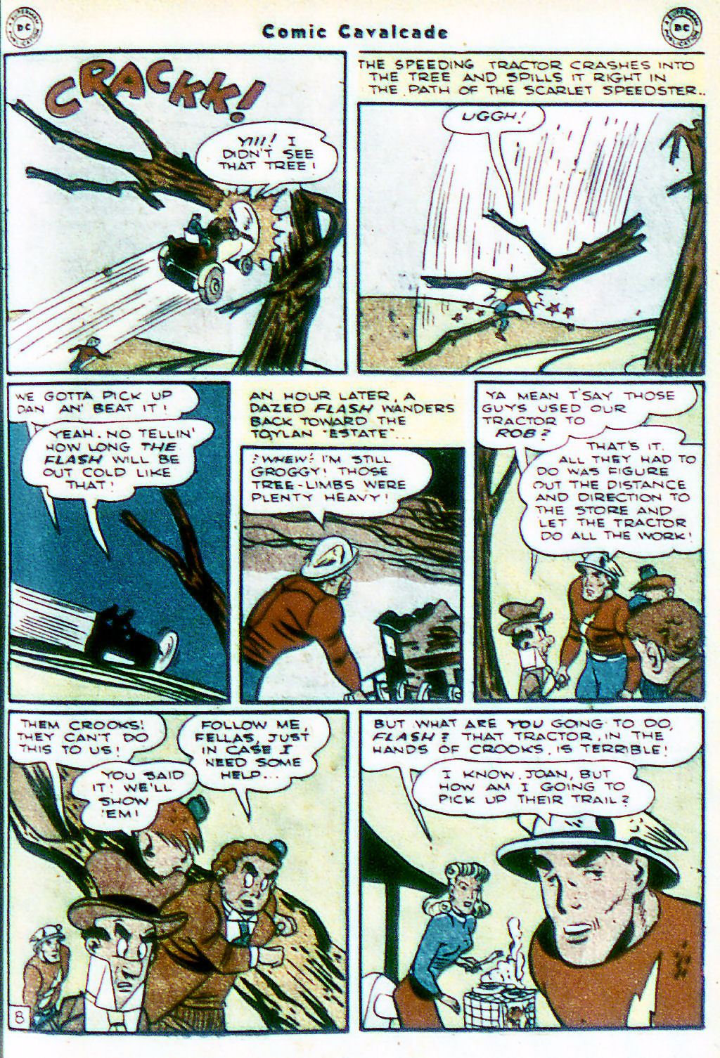 Read online Comic Cavalcade comic -  Issue #17 - 30
