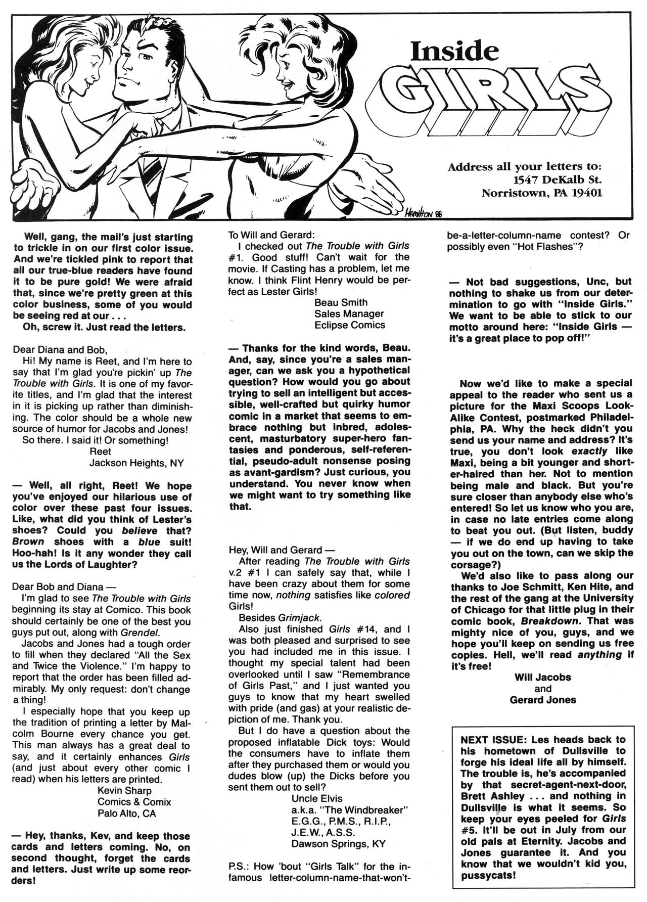 Read online The Trouble With Girls (1989) comic -  Issue #4 - 27