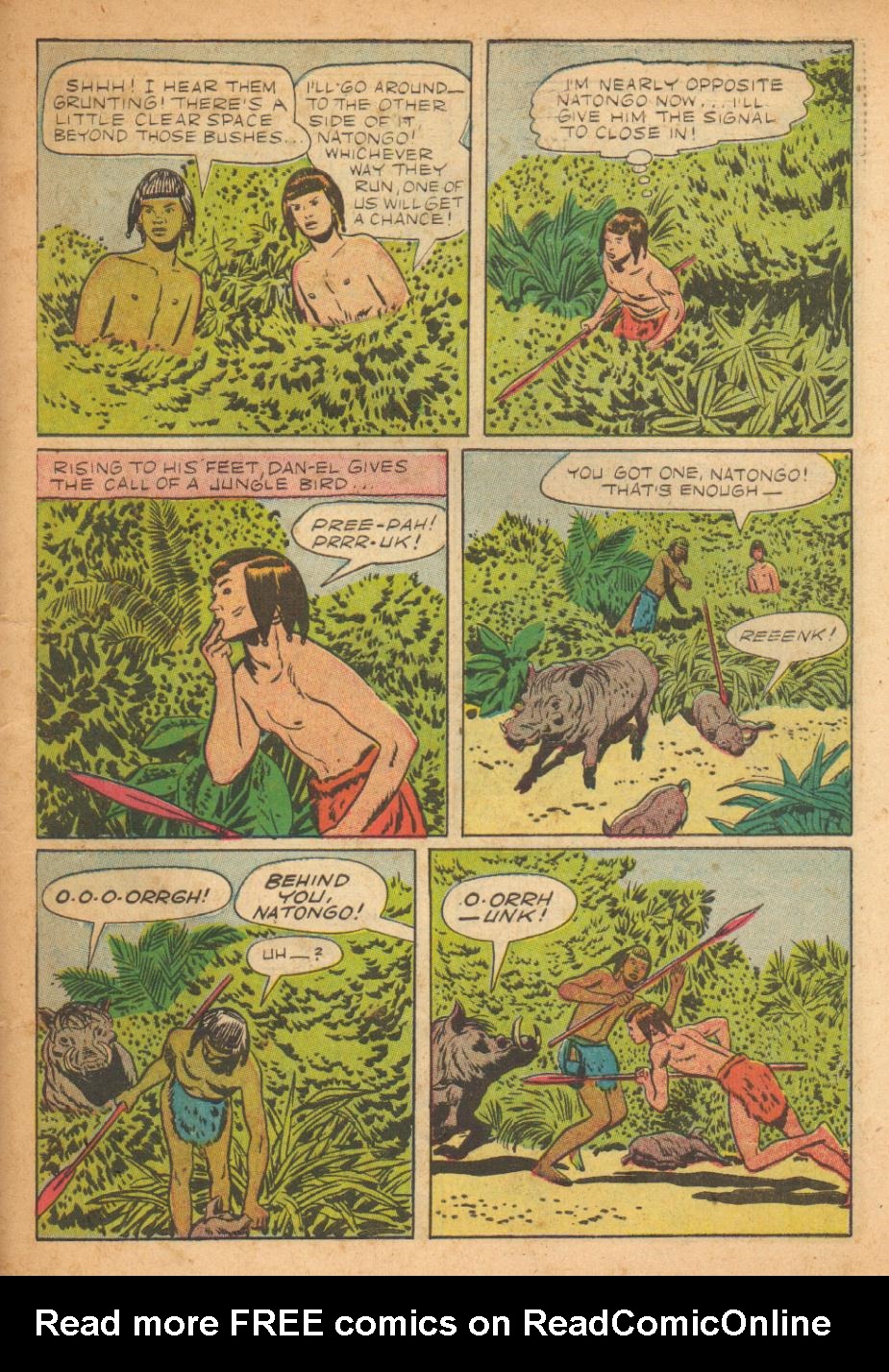 Read online Tarzan (1948) comic -  Issue #26 - 31
