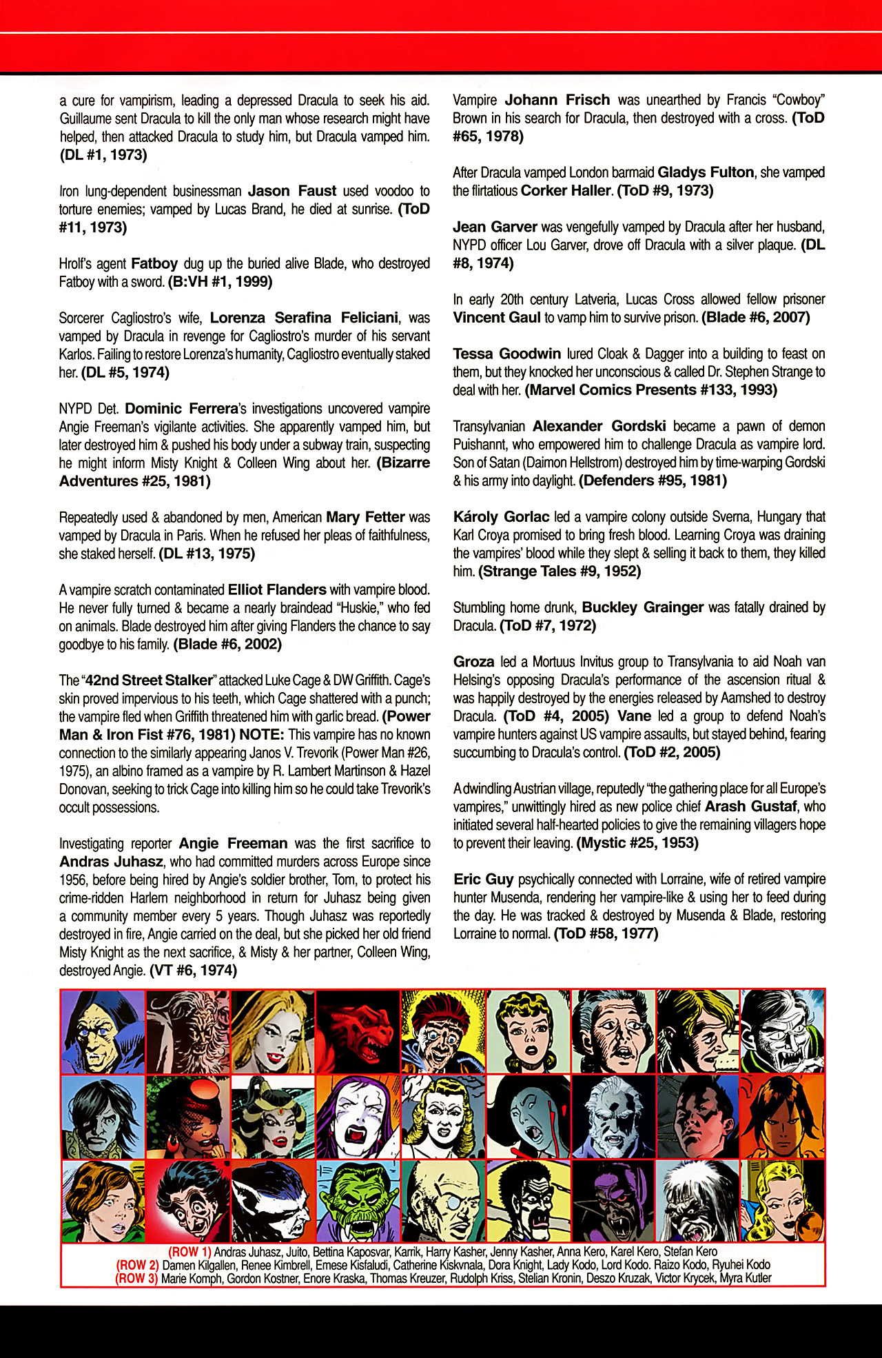 Read online Vampires: The Marvel Undead comic -  Issue # Full - 49