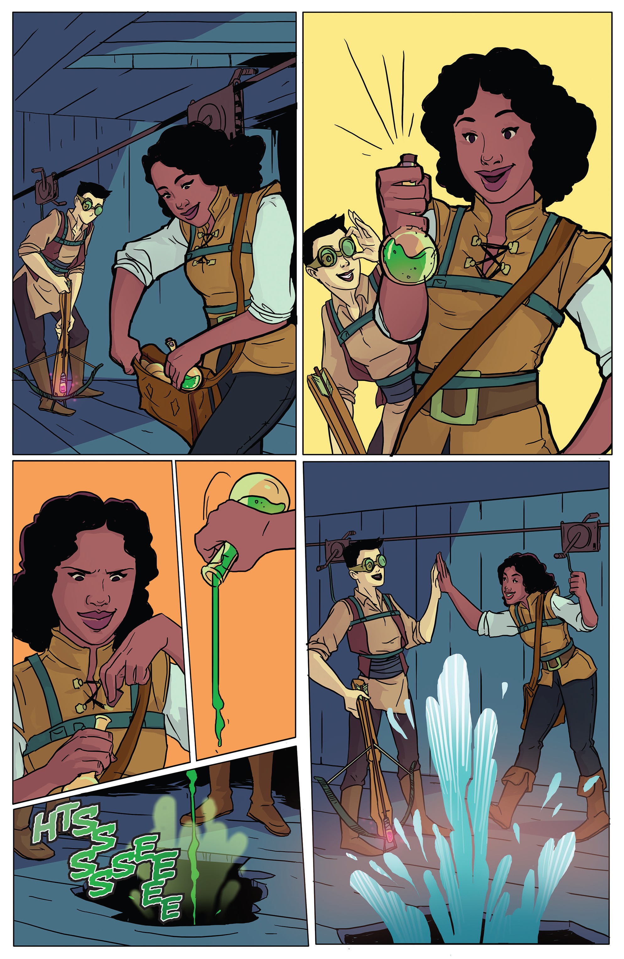 Read online Princeless Raven Year Two: Love and Revenge comic -  Issue # _TPB Two Ships In the Night - 40