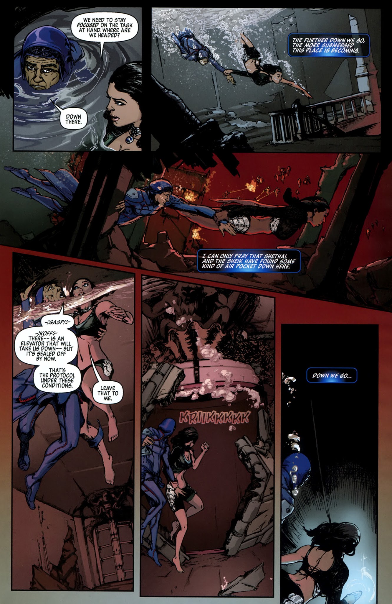 Read online Michael Turner's Fathom comic -  Issue #7 - 16