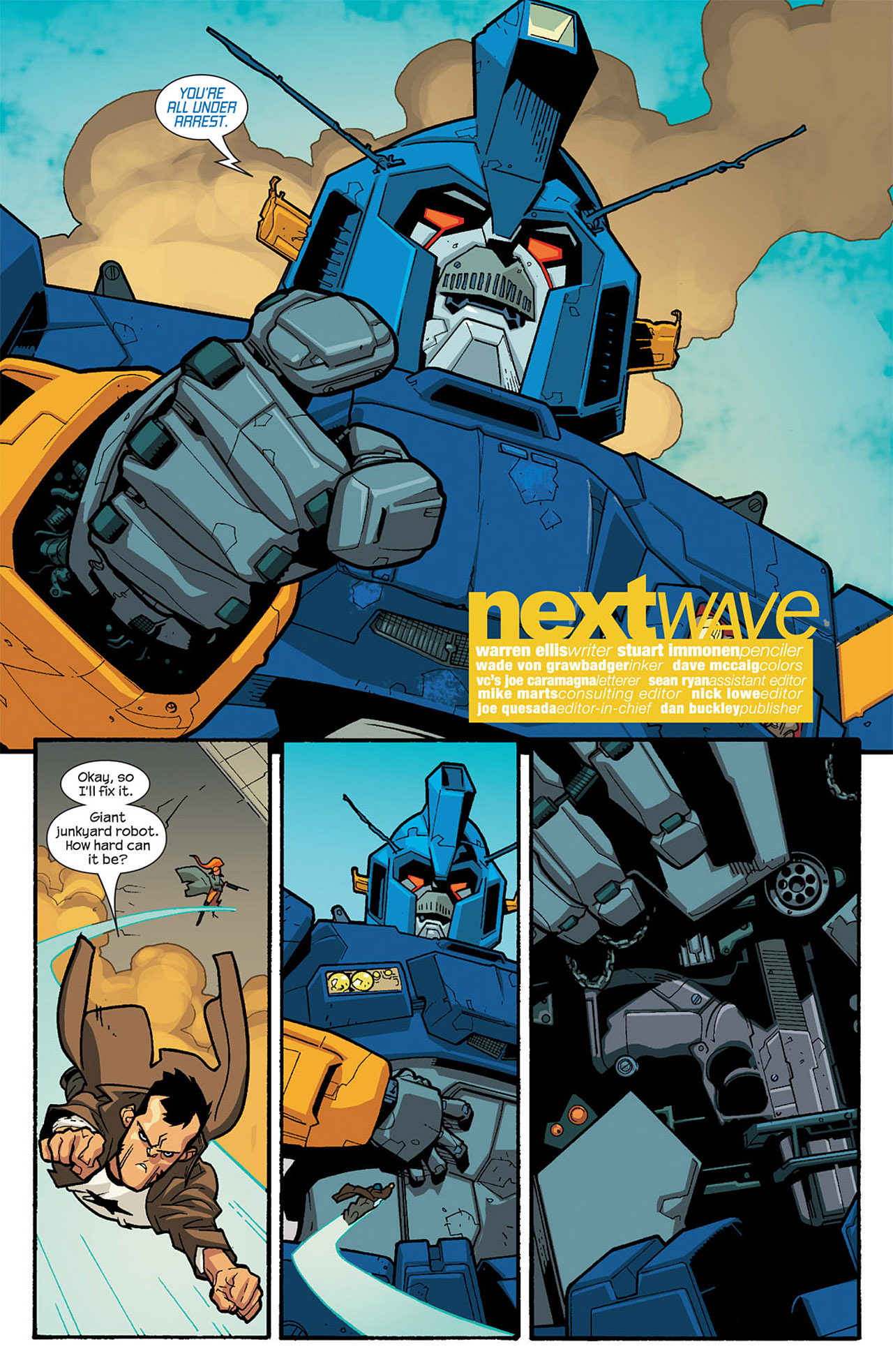 Read online Nextwave: Agents Of H.A.T.E. comic -  Issue #4 - 10
