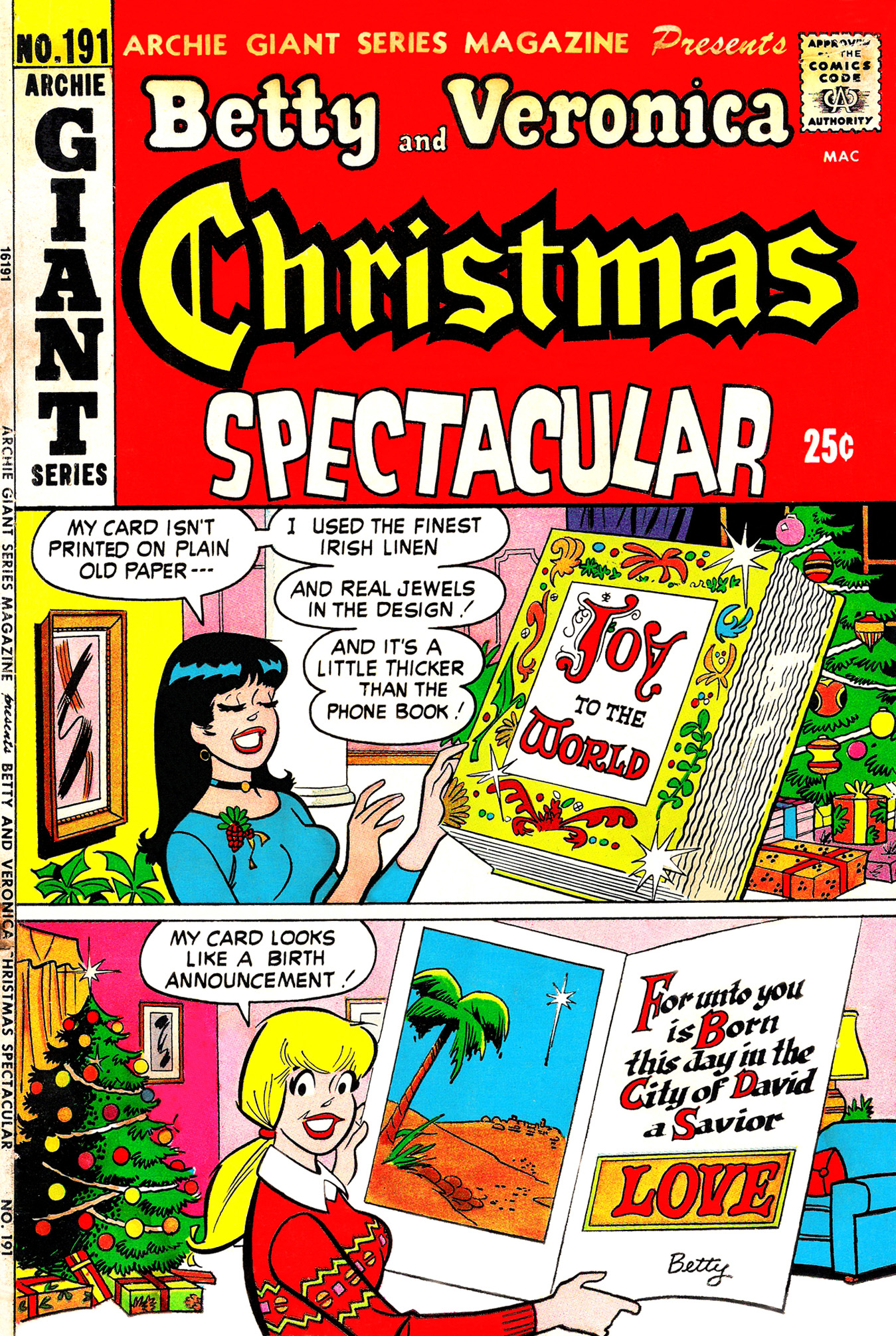 Read online Archie Giant Series Magazine comic -  Issue #191 - 1