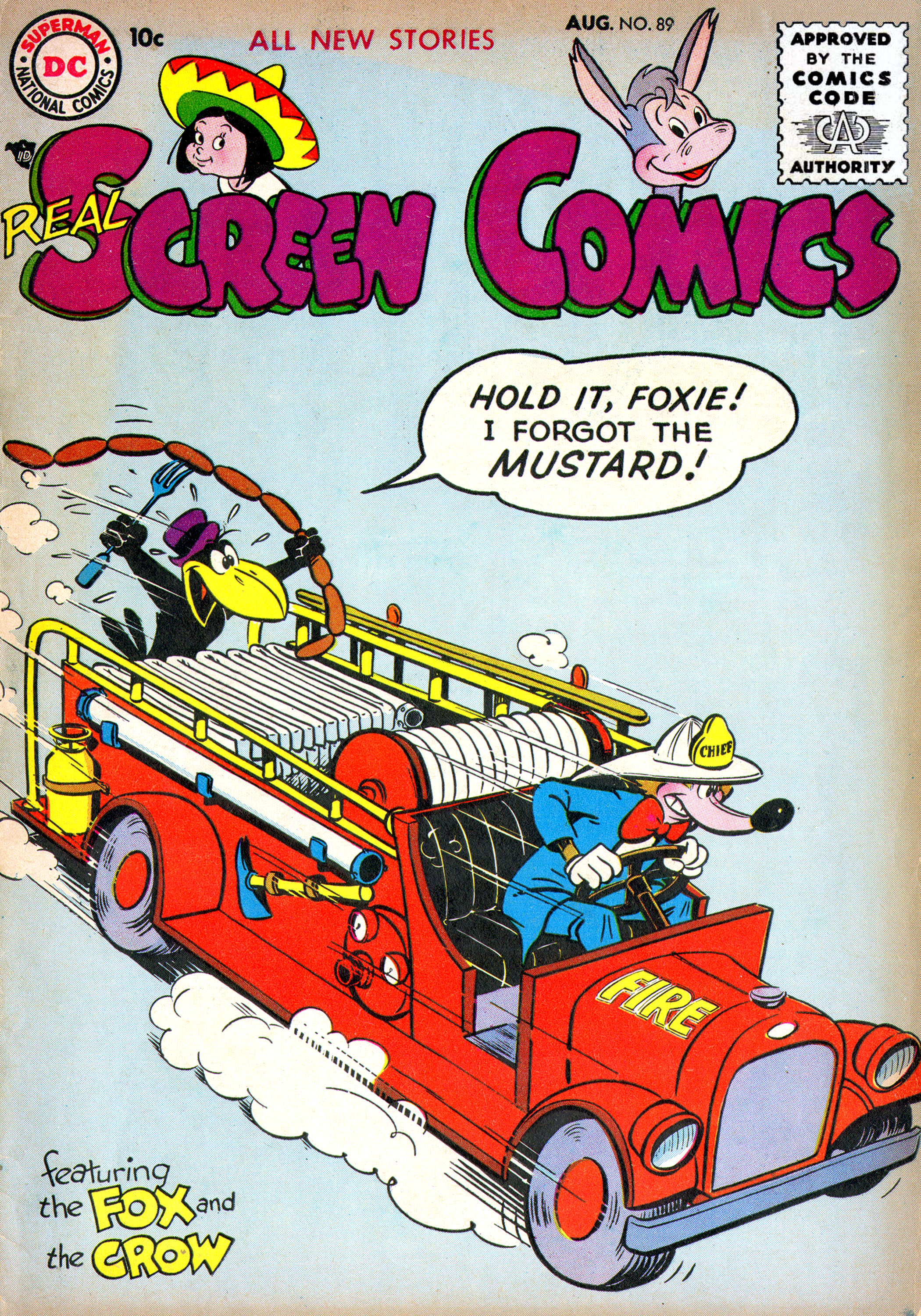 Read online Real Screen Comics comic -  Issue #89 - 1