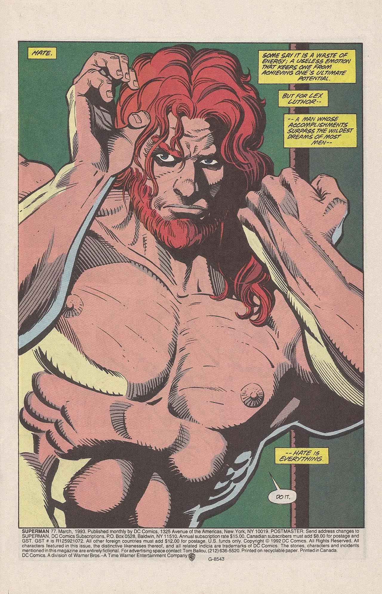 Read online Superman (1987) comic -  Issue #77 - 3