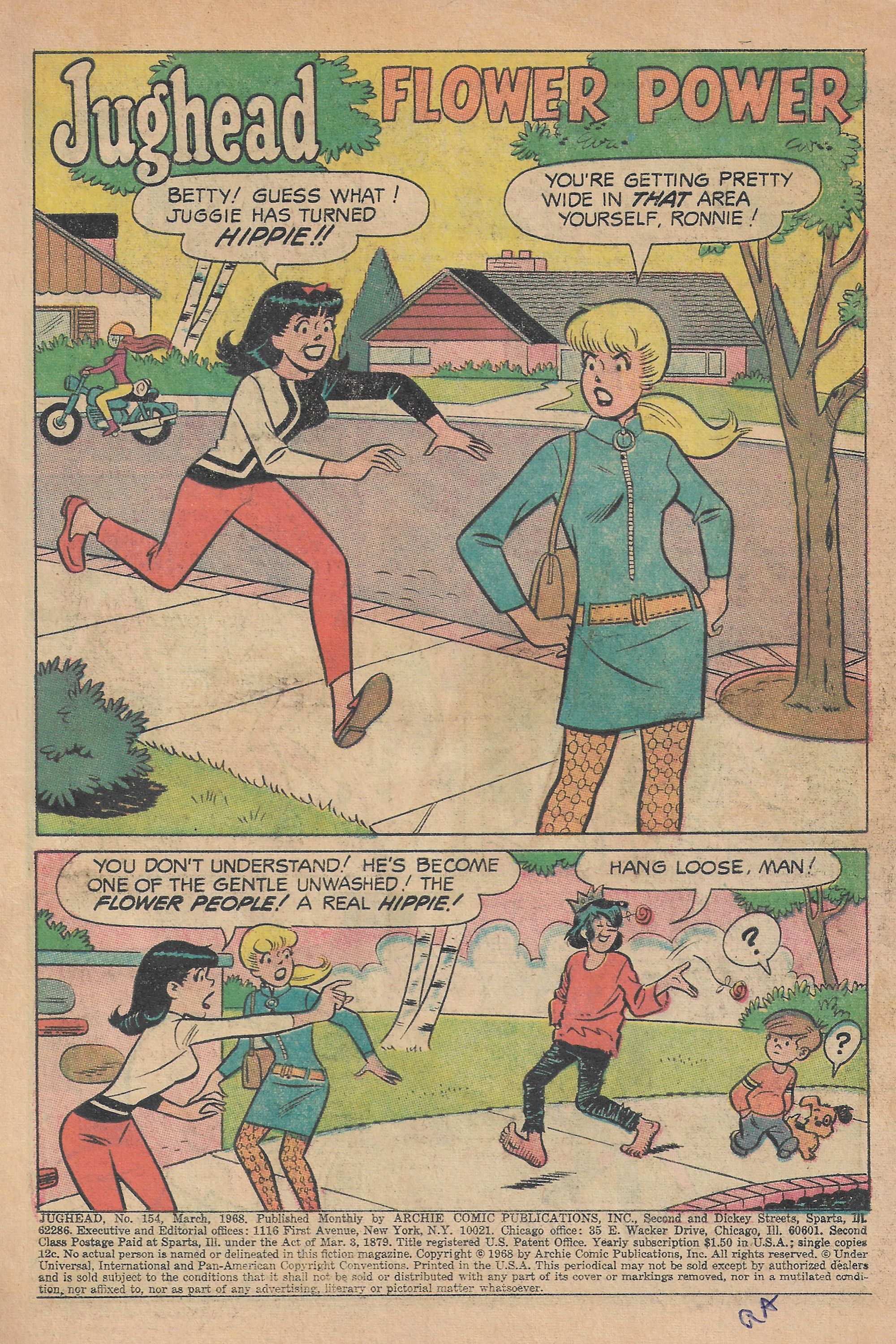 Read online Jughead (1965) comic -  Issue #154 - 3