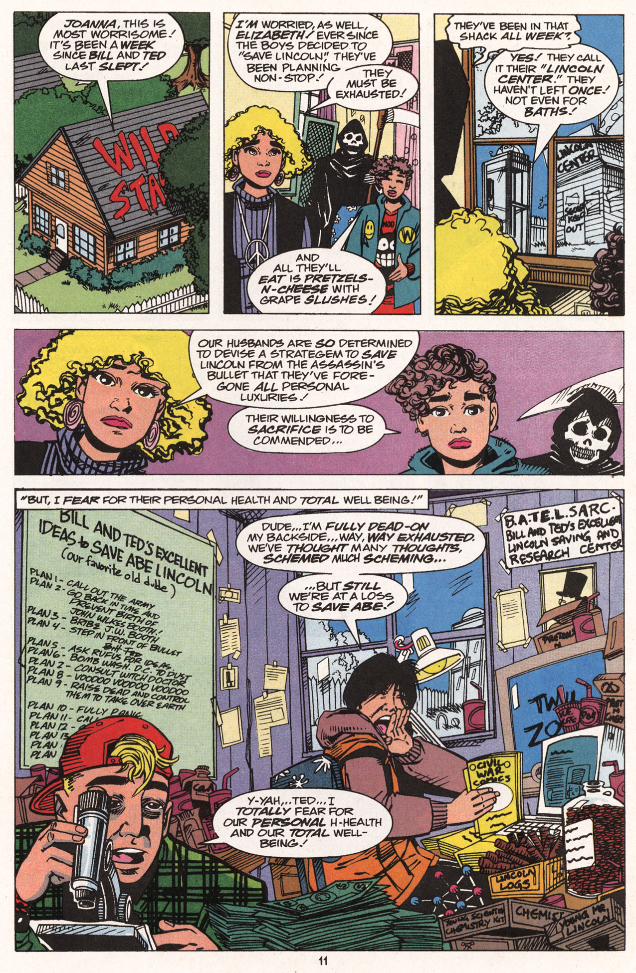 Read online Bill & Ted's Excellent Comic Book comic -  Issue #11 - 11