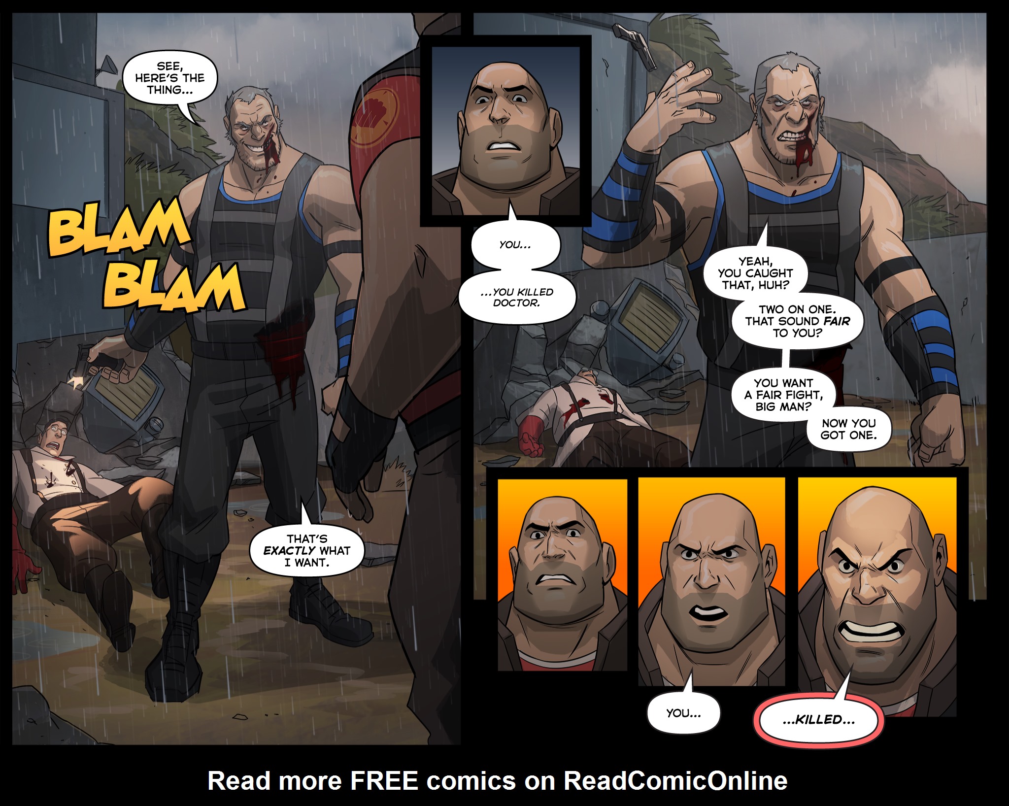 Read online Team Fortress 2 comic -  Issue #6 - 122