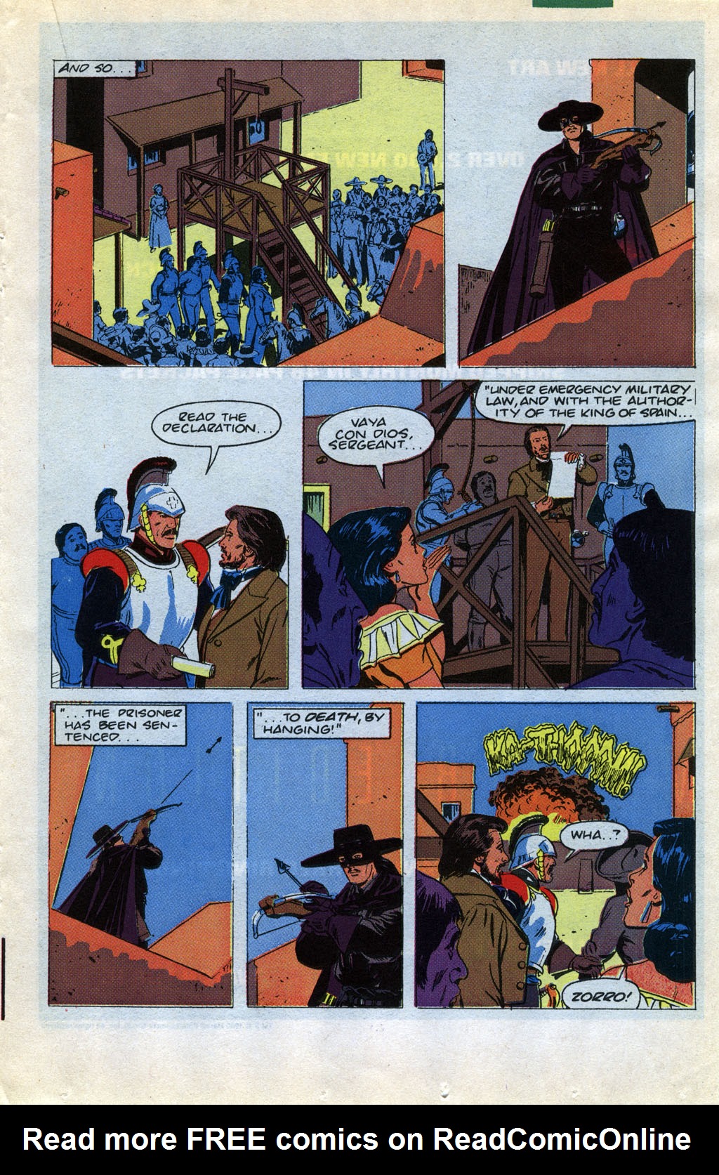Read online Zorro (1990) comic -  Issue #5 - 21