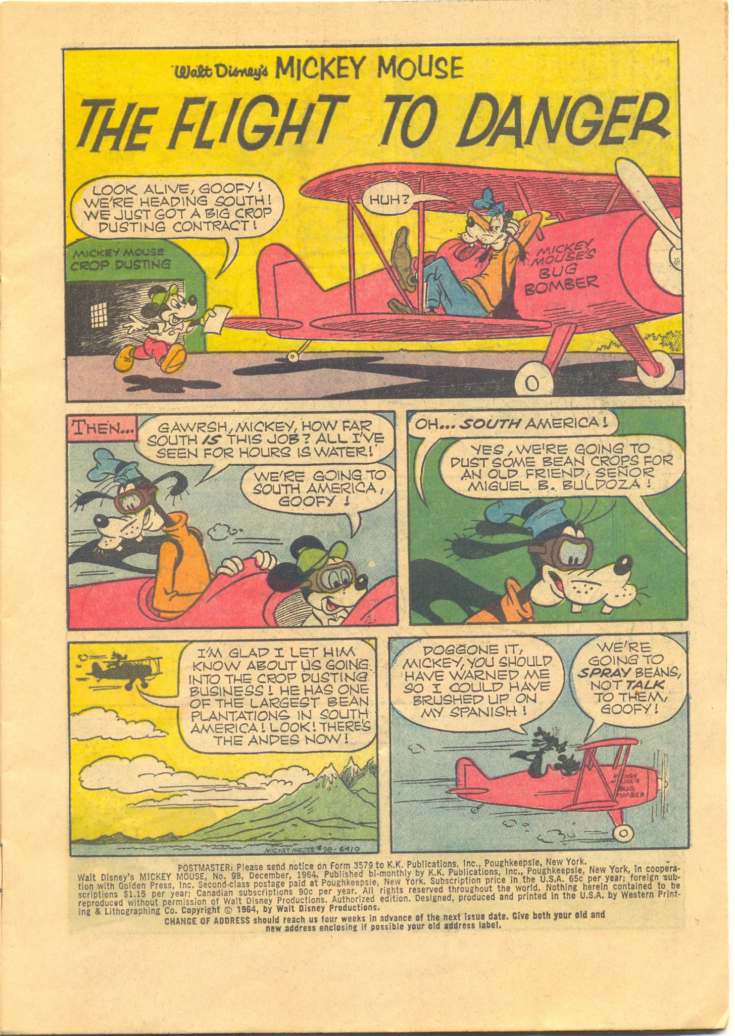 Read online Walt Disney's Mickey Mouse comic -  Issue #98 - 3