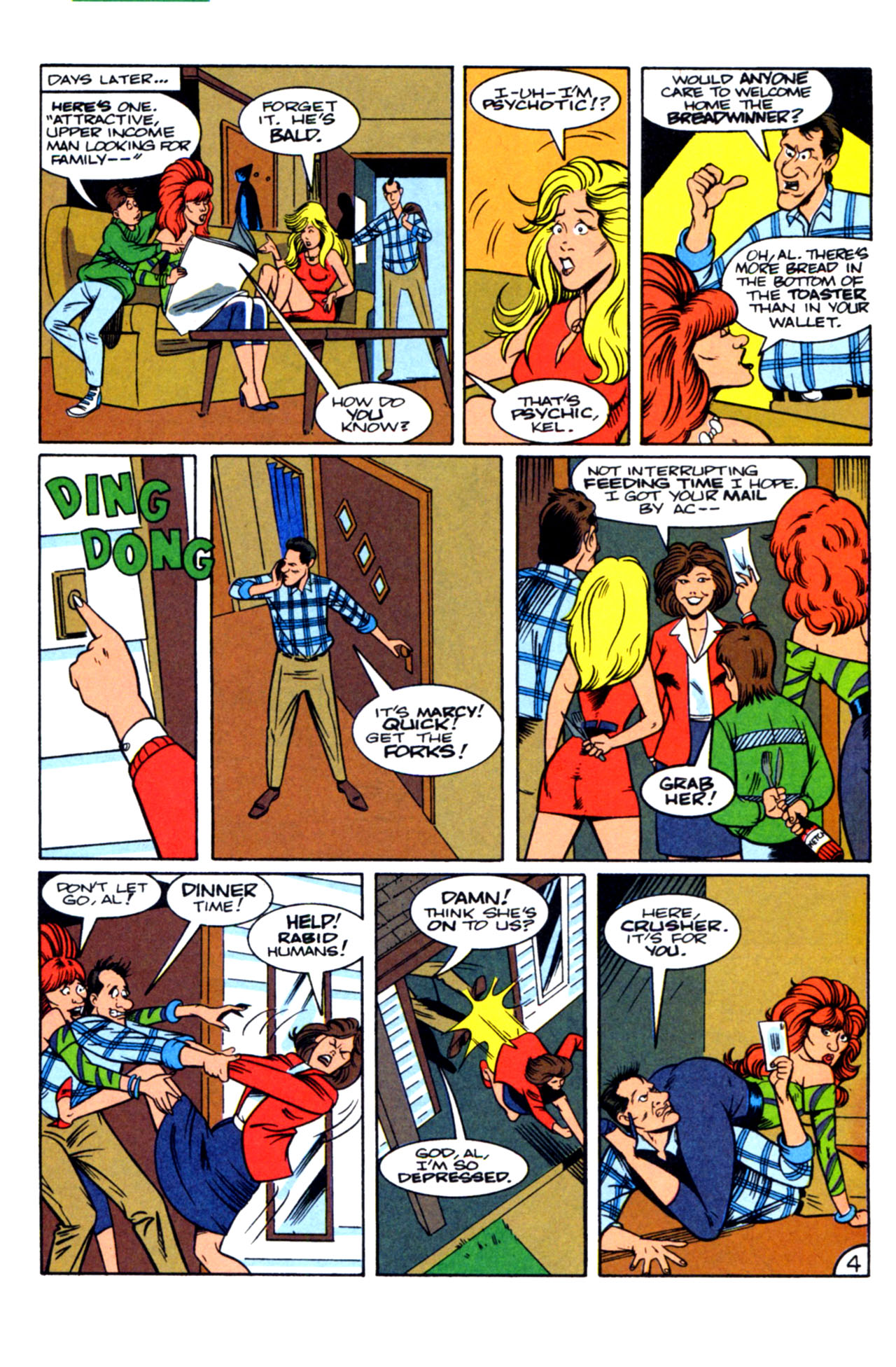 Read online Married... with Children (1990) comic -  Issue #1 - 6