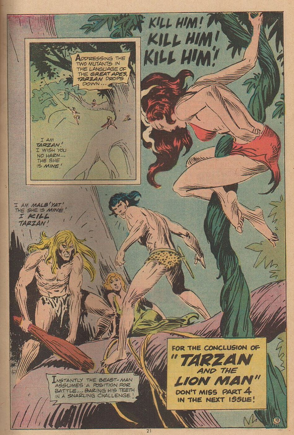 Read online Tarzan (1972) comic -  Issue #233 - 21