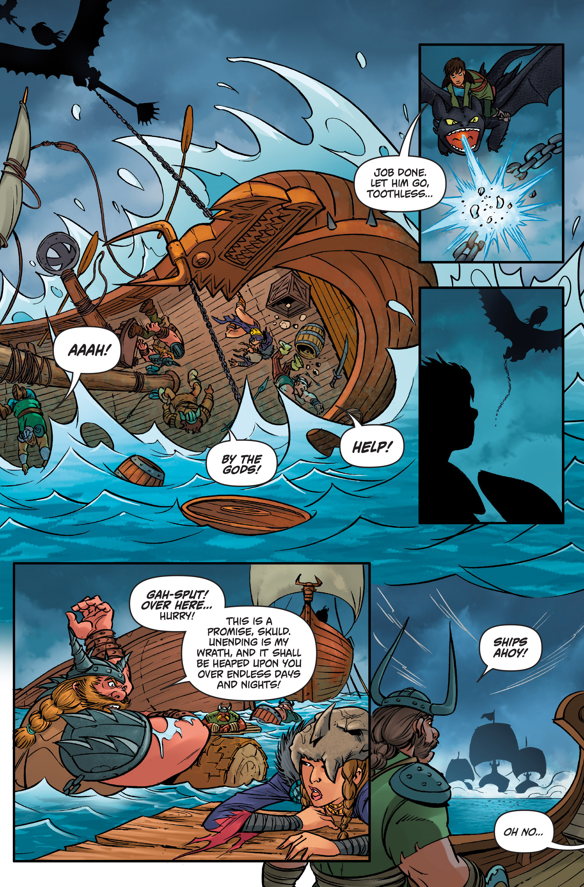Read online DreamWorks Dragons: Defenders of Berk Collection: Fire & Ice comic -  Issue # TPB - 42