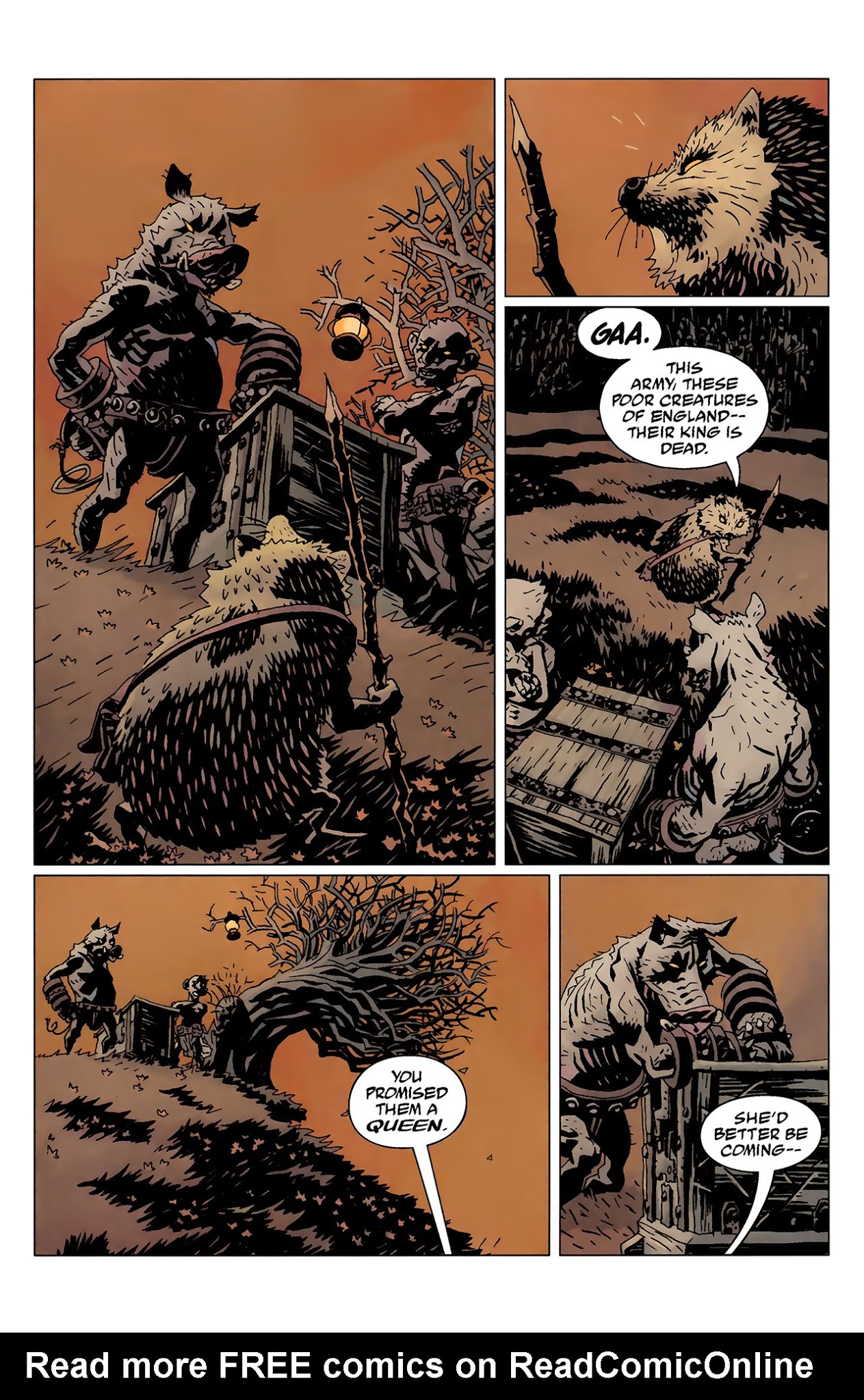 Read online Hellboy: The Wild Hunt comic -  Issue #1 - 21