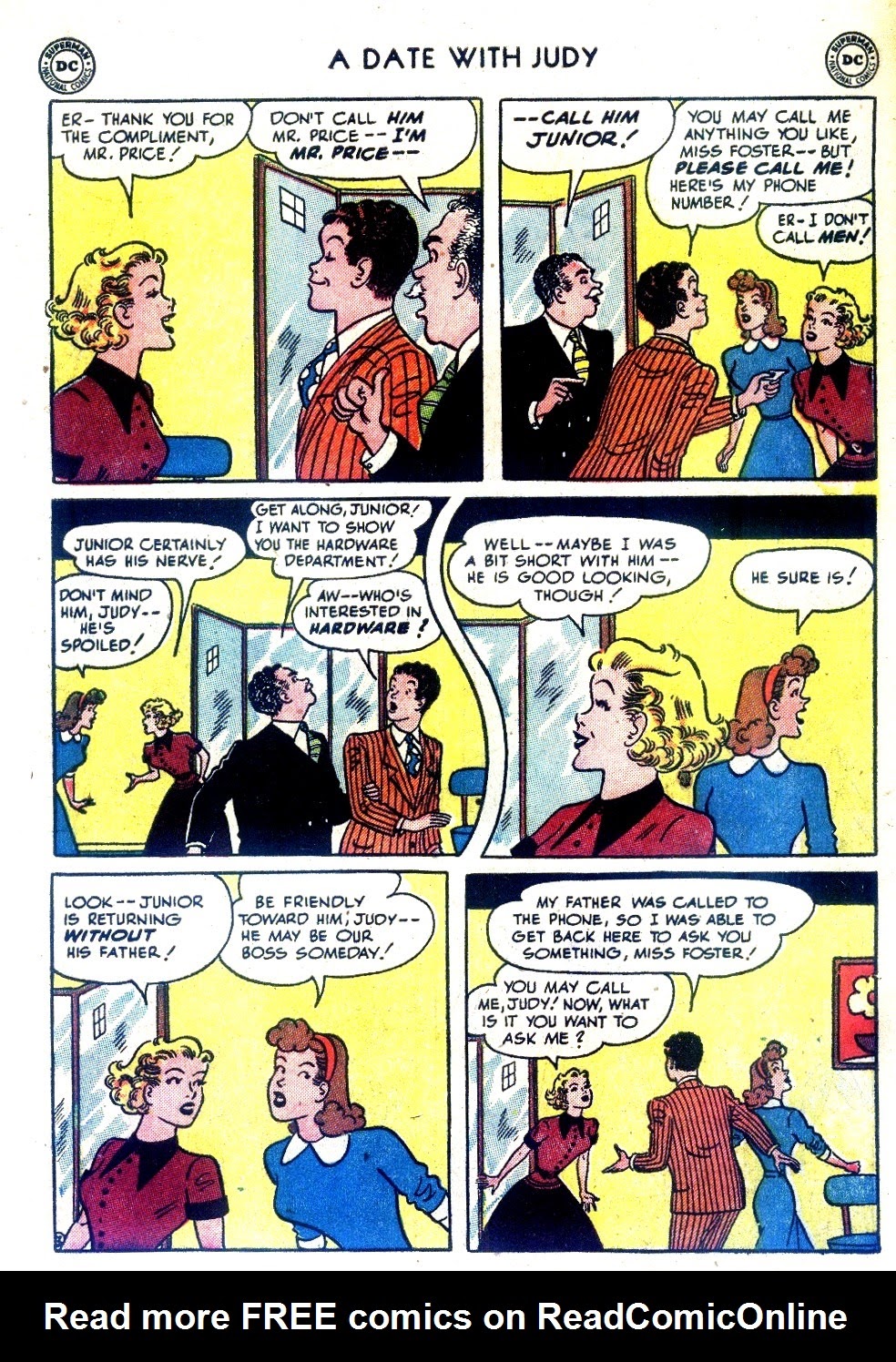 Read online A Date with Judy comic -  Issue #27 - 5