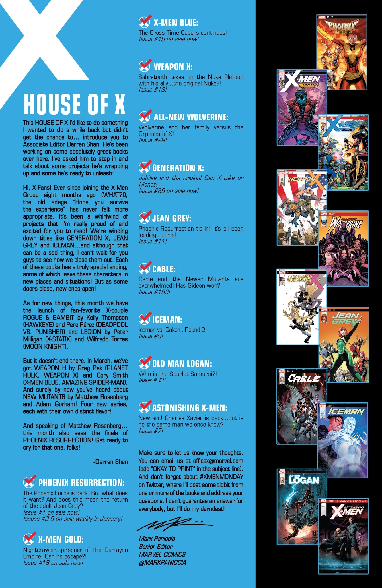 Read online X-Men: Blue comic -  Issue #18 - 21