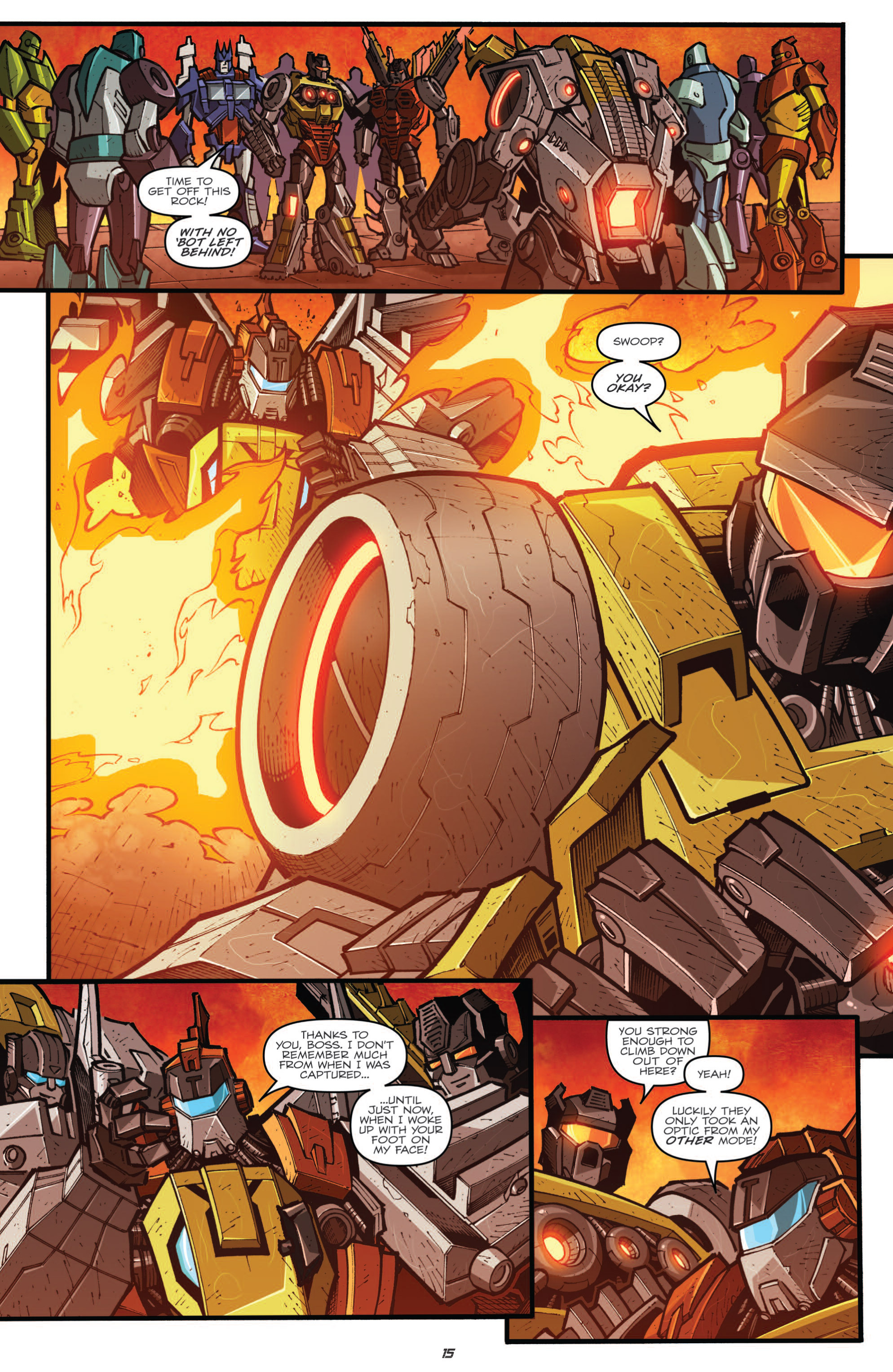 Read online The Transformers Prime: Rage of the Dinobots comic -  Issue #3 - 17