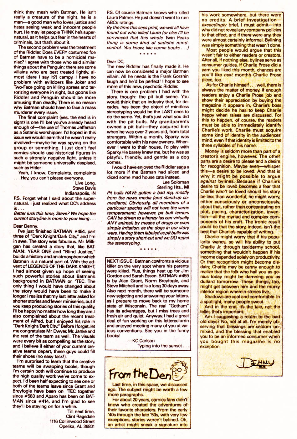 Read online Batman (1940) comic -  Issue #458 - 25