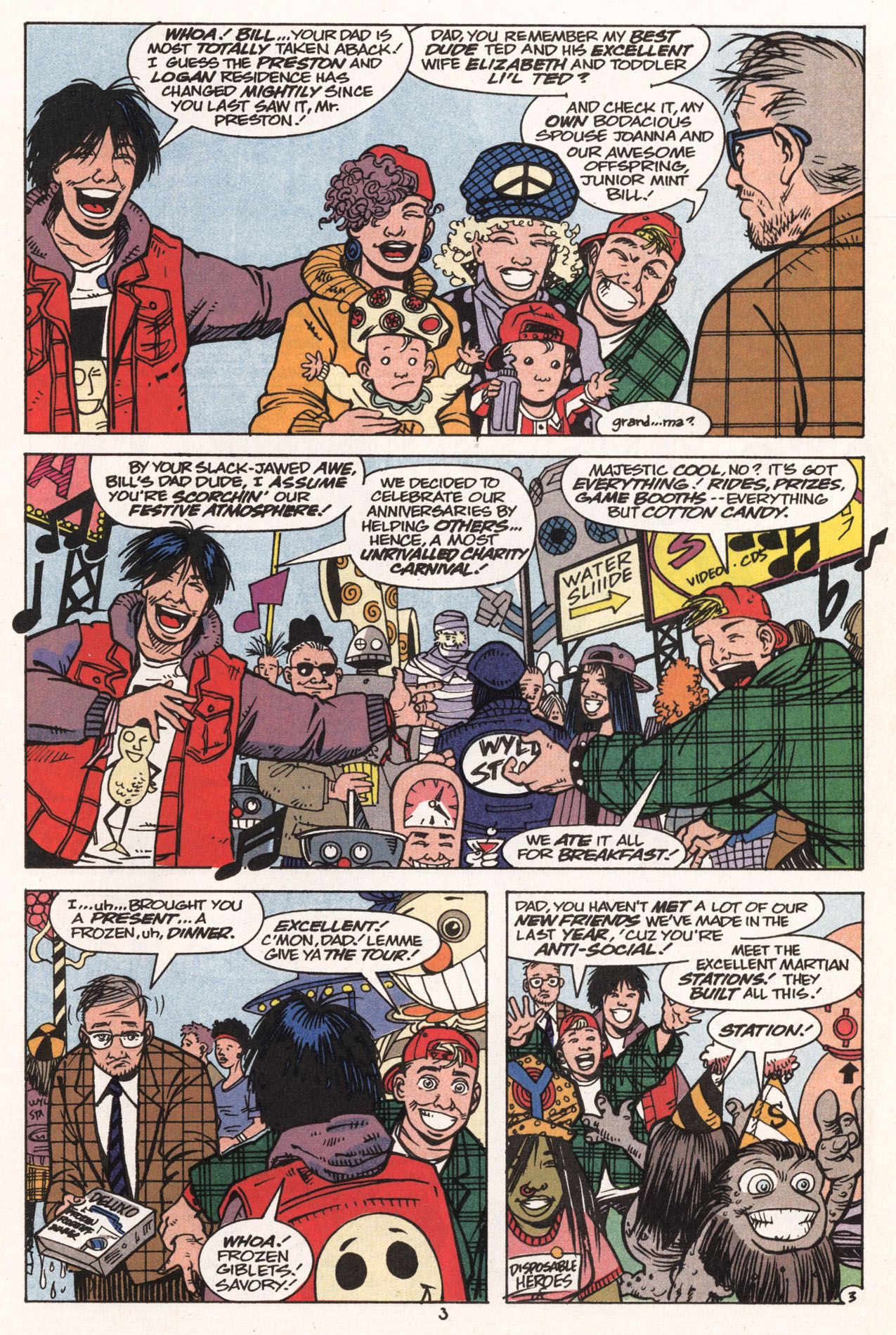 Read online Bill & Ted's Excellent Comic Book comic -  Issue #12 - 5