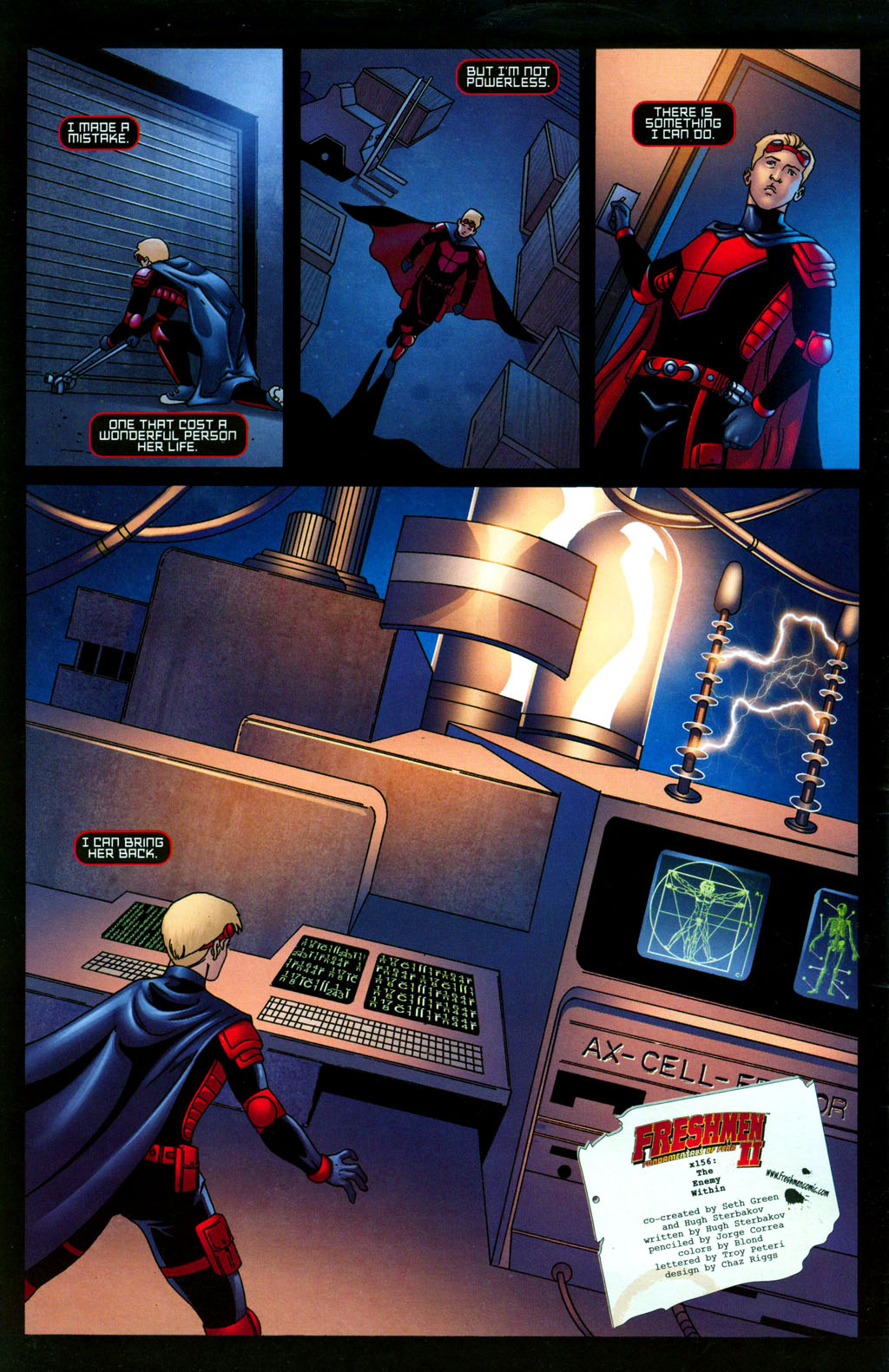 Read online Freshmen II: Fundamentals of Fear comic -  Issue #6 - 22