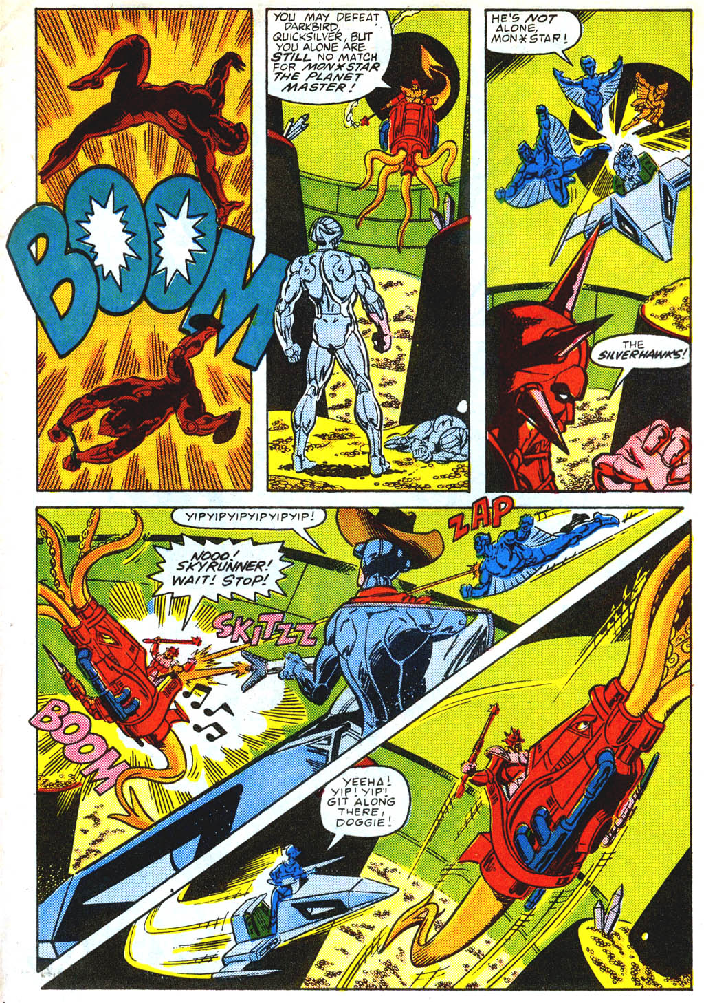 Read online SilverHawks comic -  Issue #7 - 22
