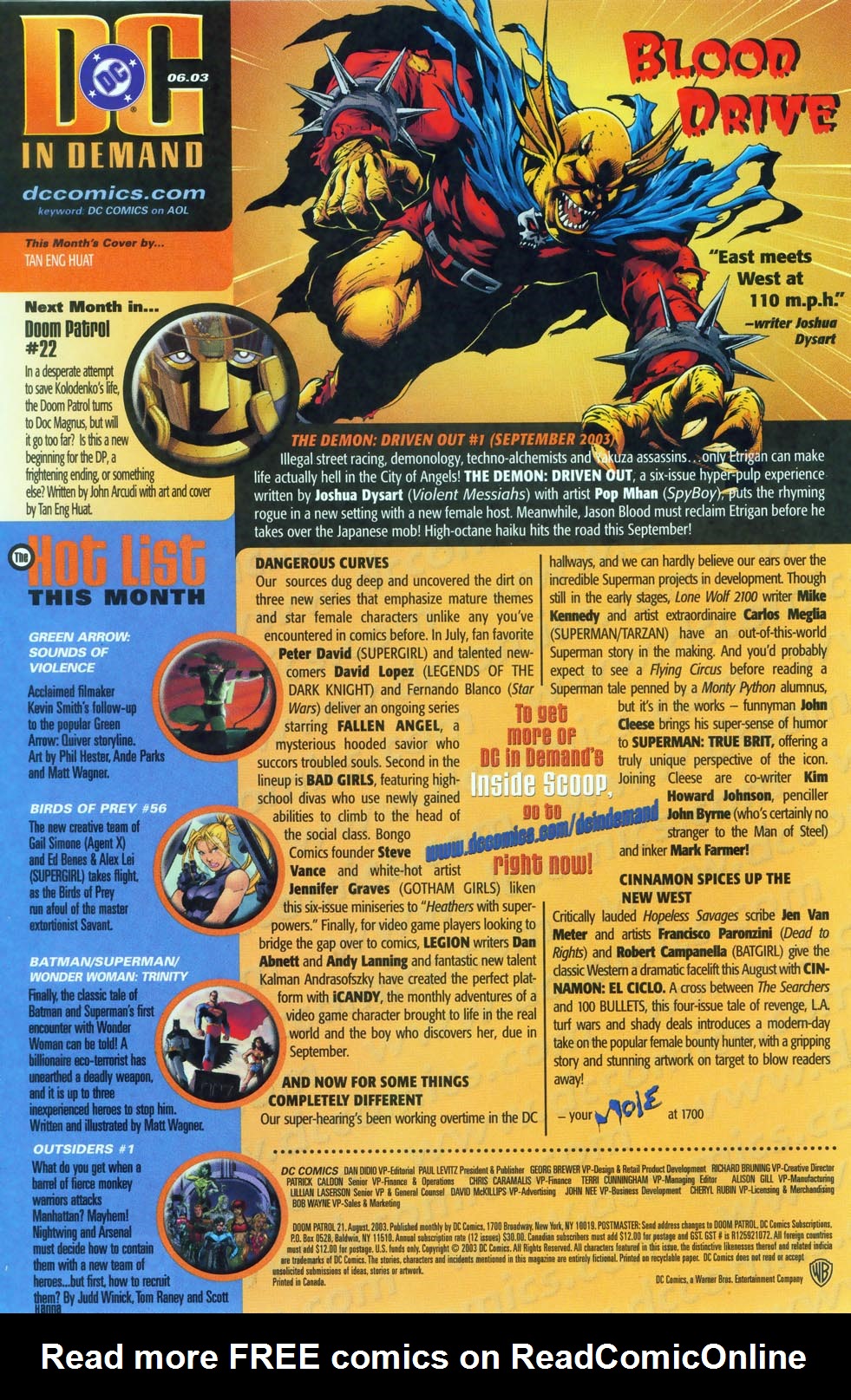Read online Doom Patrol (2001) comic -  Issue #21 - 24