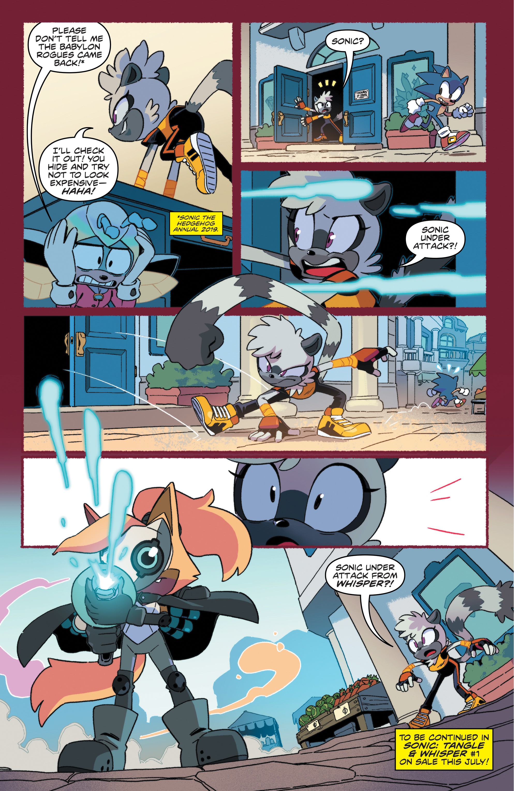 Read online Sonic the Hedgehog: Tangle & Whisper comic -  Issue #0 - 6