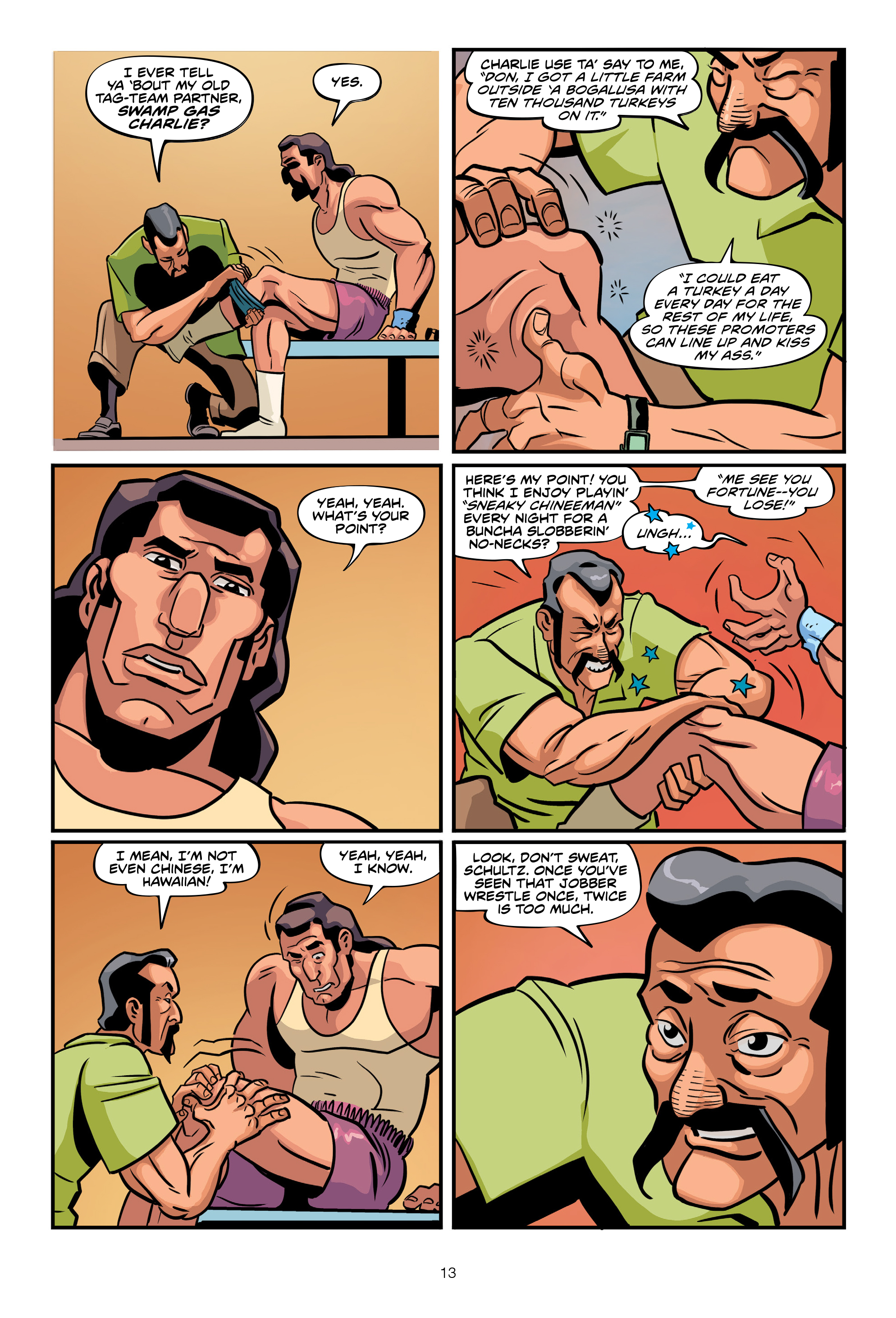 Read online Invasion from Planet Wrestletopia comic -  Issue #1 - 13