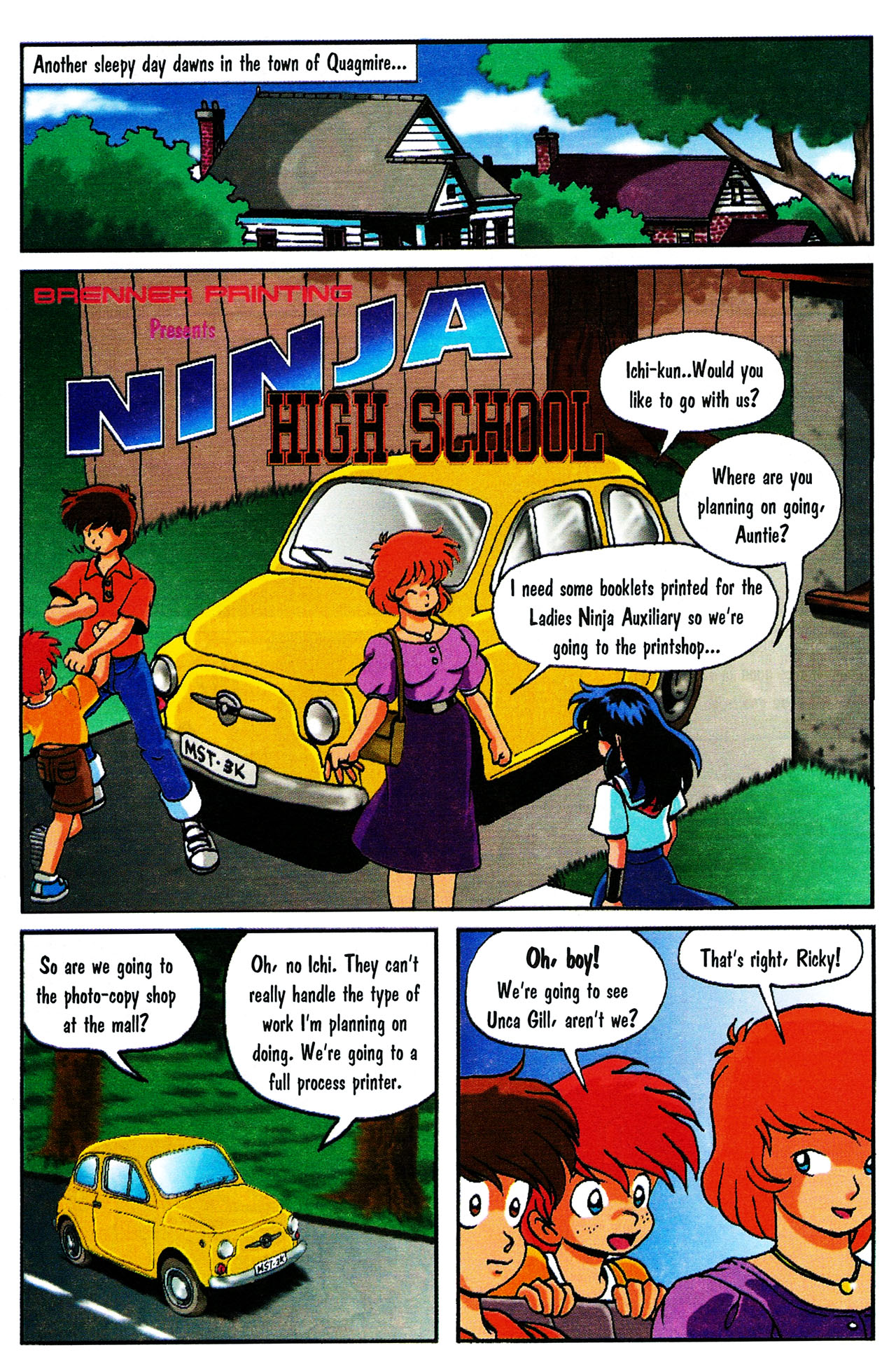 Read online Brenner Printing Presents Ninja High School Talks About Comic Book Printing comic -  Issue # Full - 3
