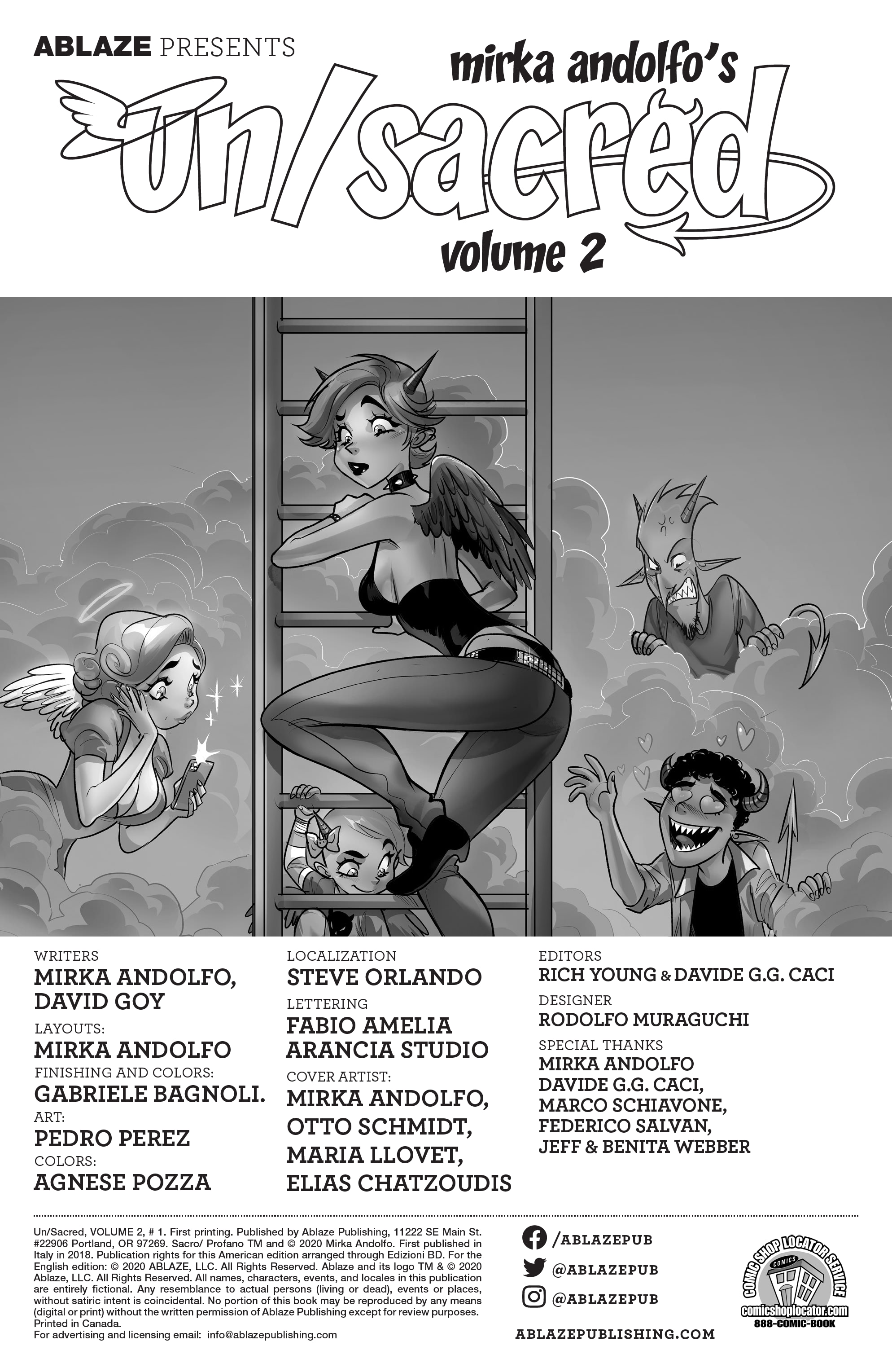 Read online Un/Sacred Vol. 2 comic -  Issue #1 - 2
