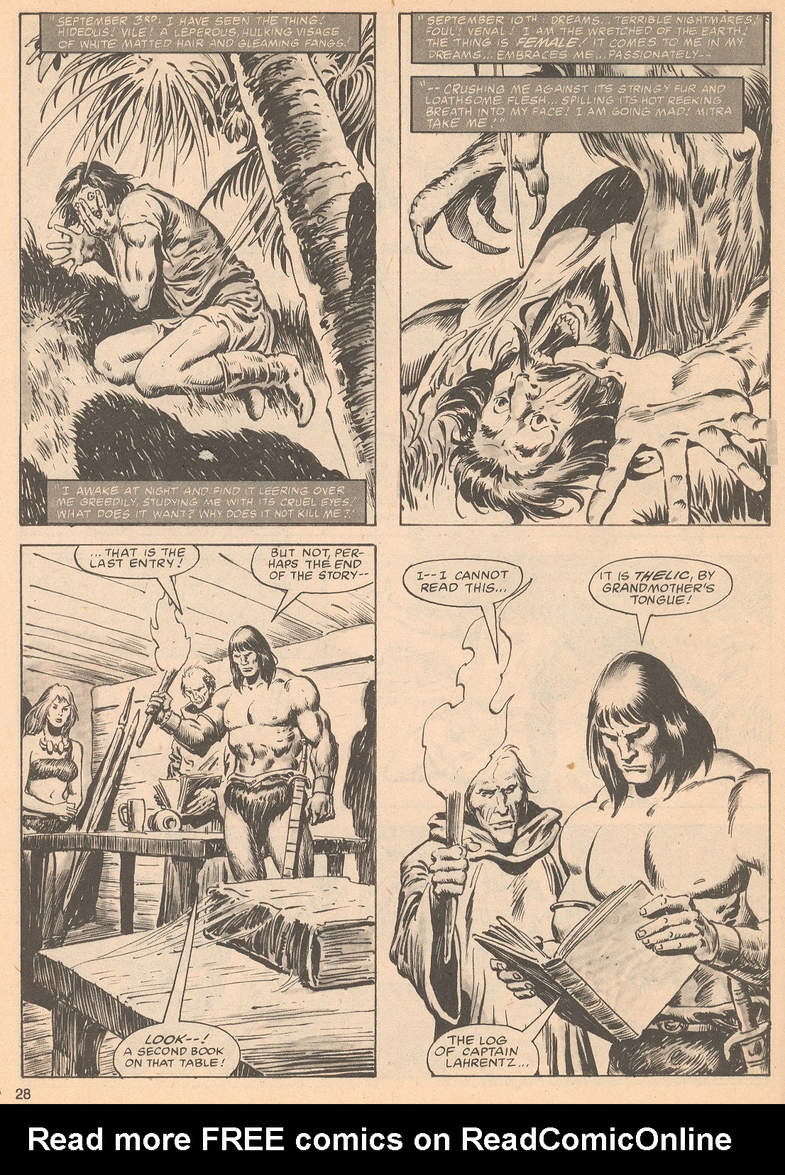 Read online The Savage Sword Of Conan comic -  Issue #64 - 28