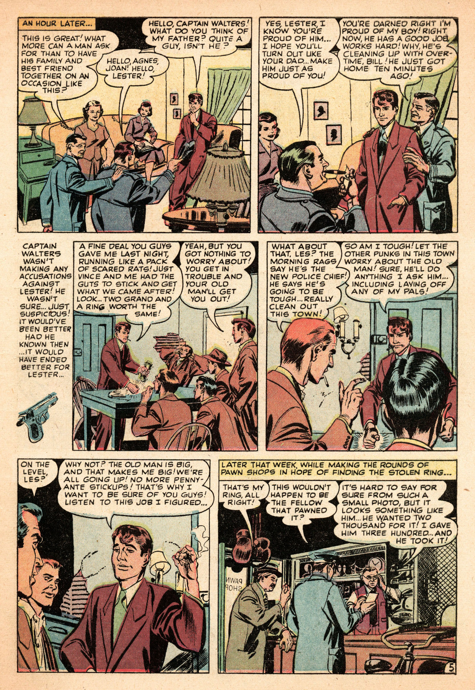 Read online Crime Cases Comics (1951) comic -  Issue #10 - 7