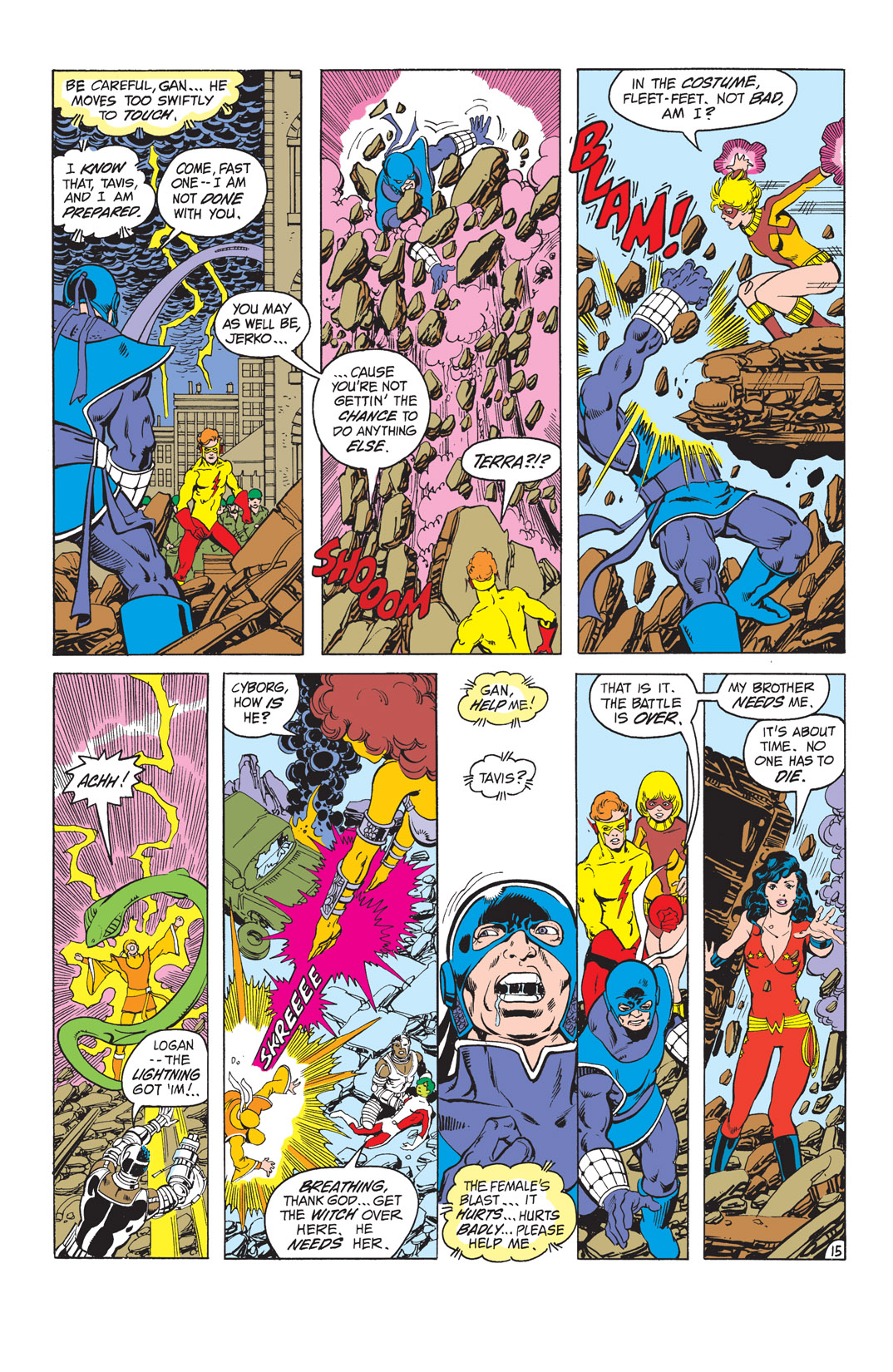 Read online The New Teen Titans (1980) comic -  Issue #32 - 16