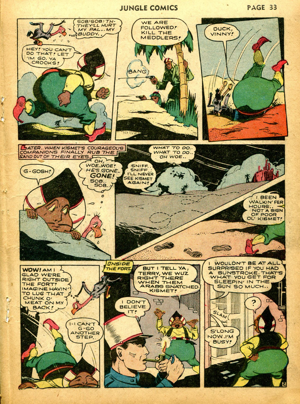 Read online Jungle Comics comic -  Issue #32 - 36