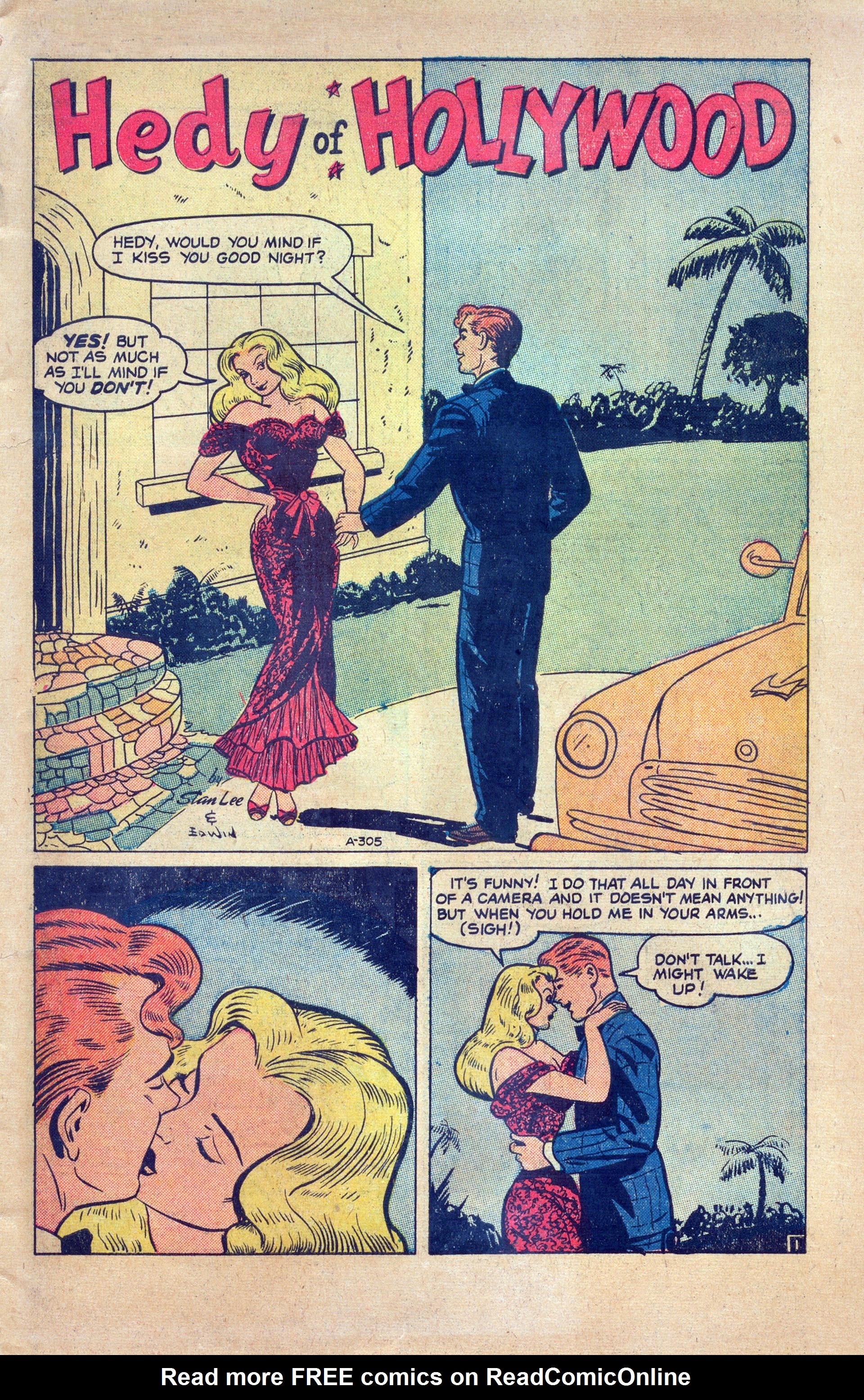 Read online Hedy Of Hollywood Comics comic -  Issue #50 - 3