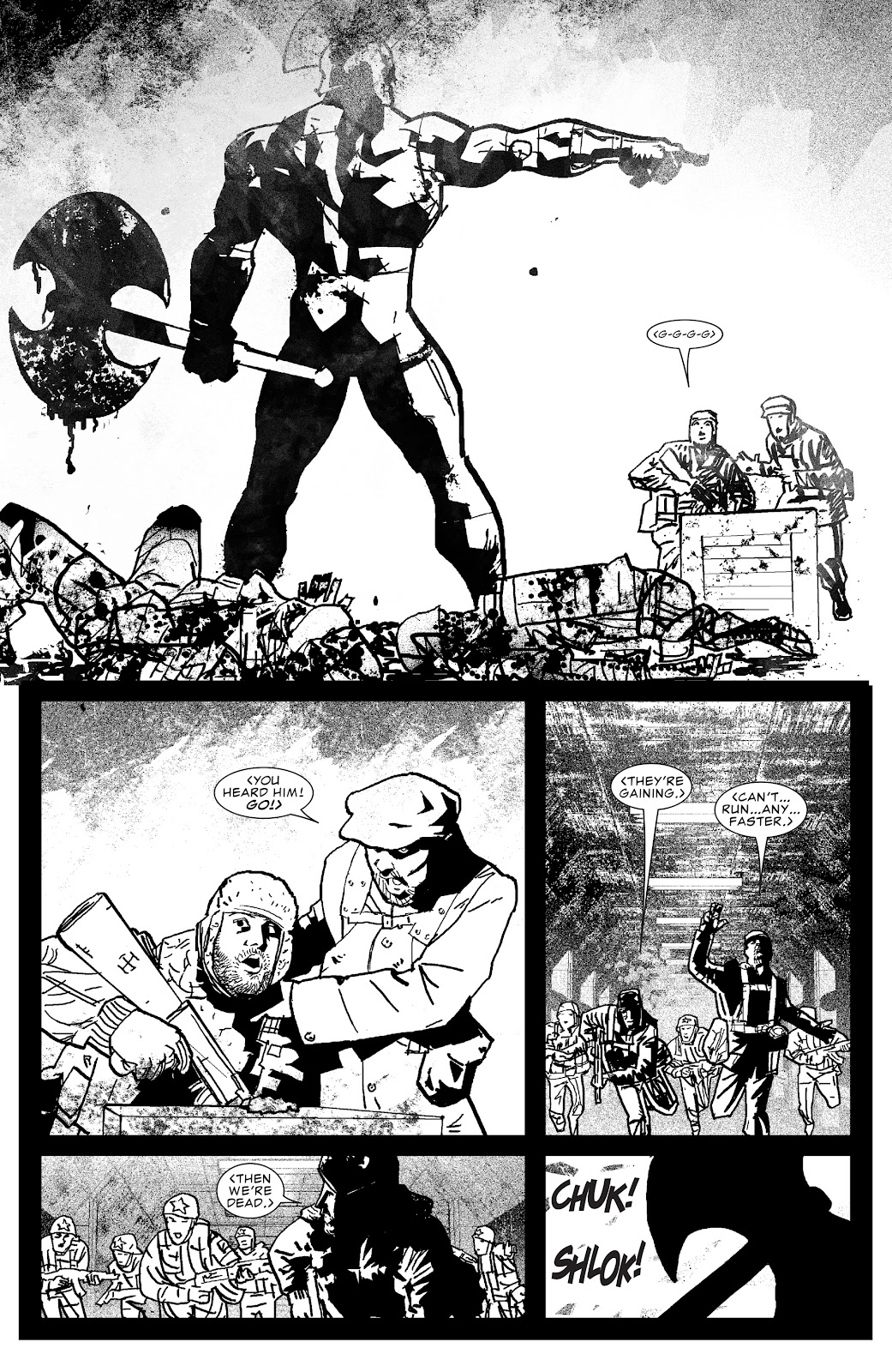 The Savage Axe of Ares (B&W) issue Full - Page 6