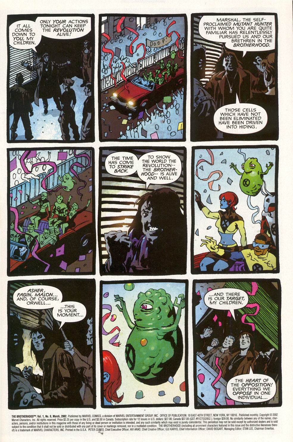 Read online The Brotherhood comic -  Issue #9 - 2