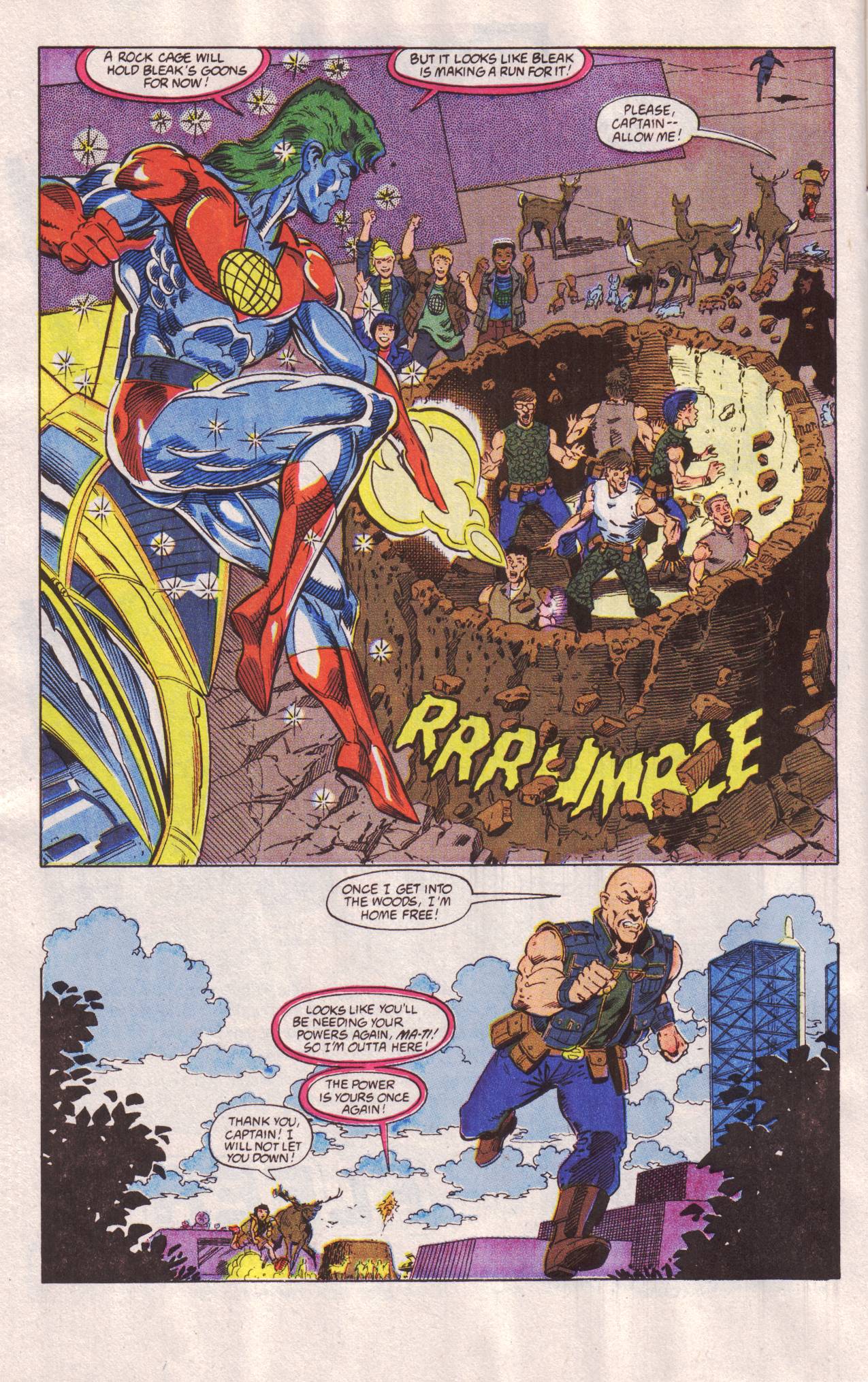 Read online Captain Planet and the Planeteers comic -  Issue #3 - 21