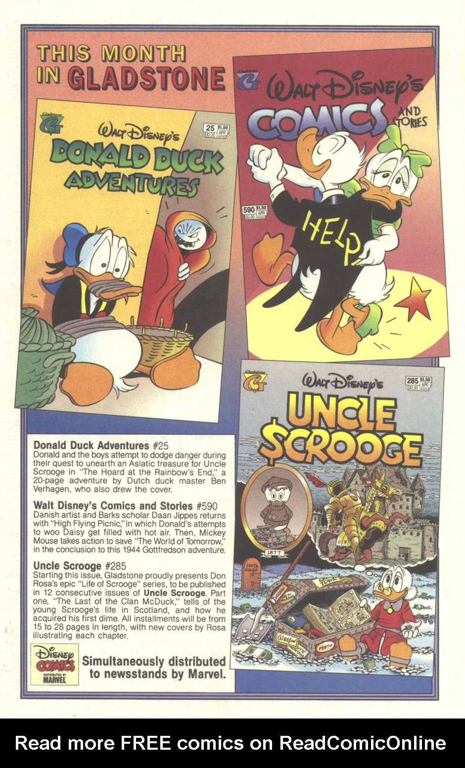 Read online Walt Disney's Donald Duck Adventures (1987) comic -  Issue #25 - 26