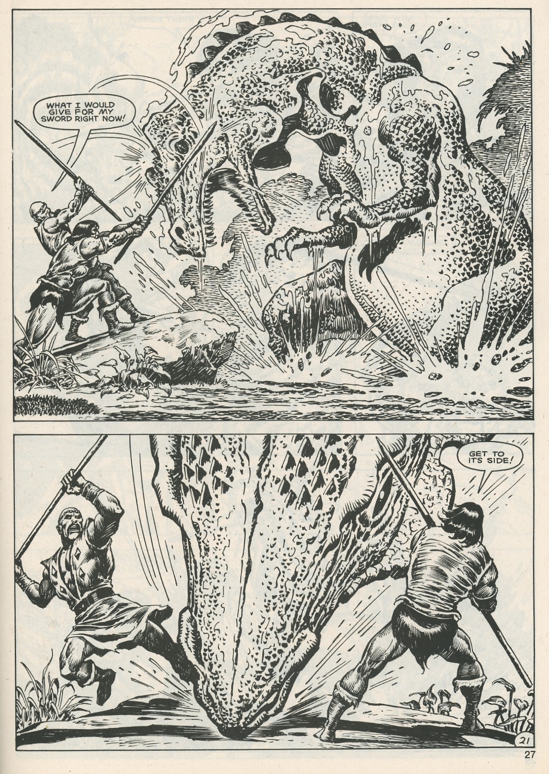 Read online The Savage Sword Of Conan comic -  Issue #113 - 27