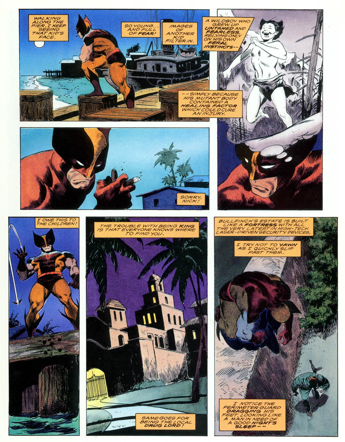 Read online Marvel Graphic Novel comic - Issue #67 - Wolverine - Bloody ...