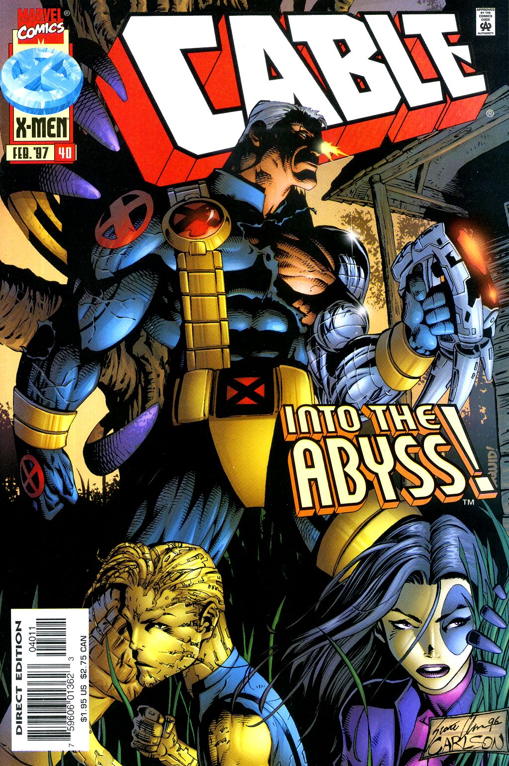 Read online Cable (1993) comic -  Issue #40 - 1