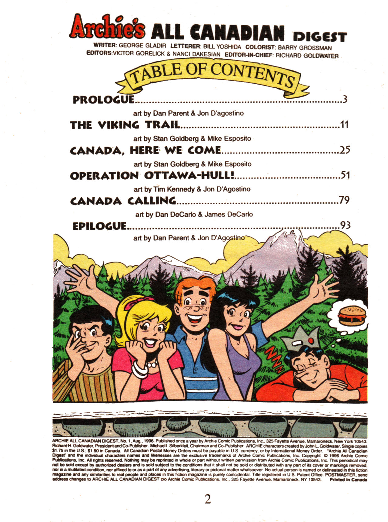Read online Archie: All Canadian Digest comic -  Issue # Full - 5